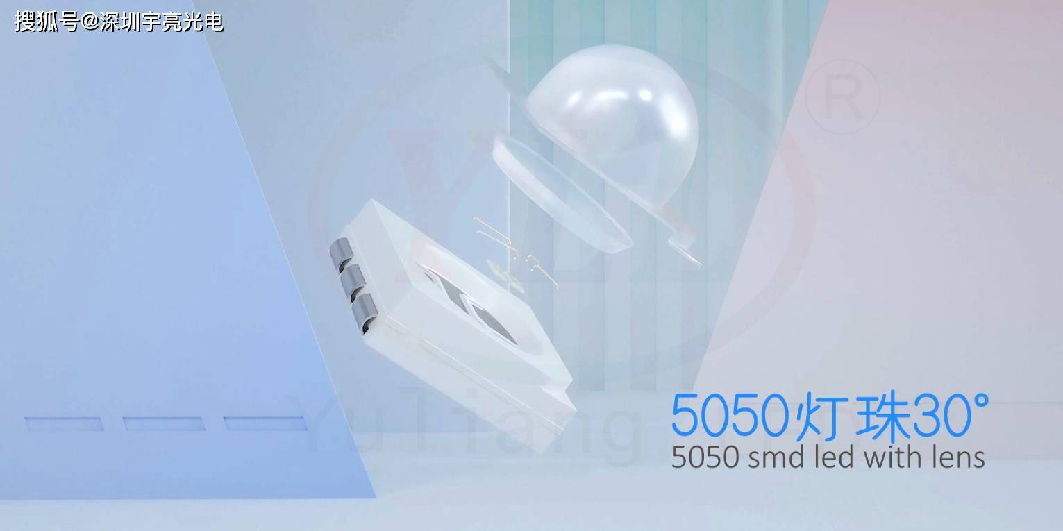 全彩RGB/单色光/白光5050LED灯珠丨30度发光角度-搜狐大视野-搜狐新闻