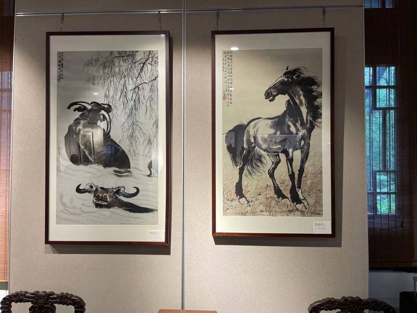 进行了|“鸿程百年”为梦想绽放 徐悲鸿书画作品全国巡展?南京站开启