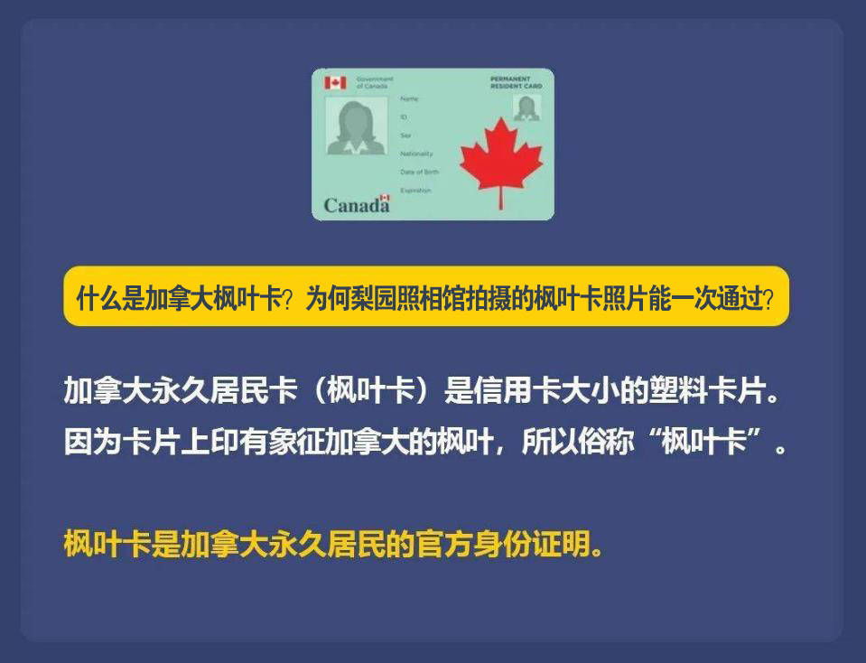 申請加拿大楓葉卡的照片電子版到底怎麼做