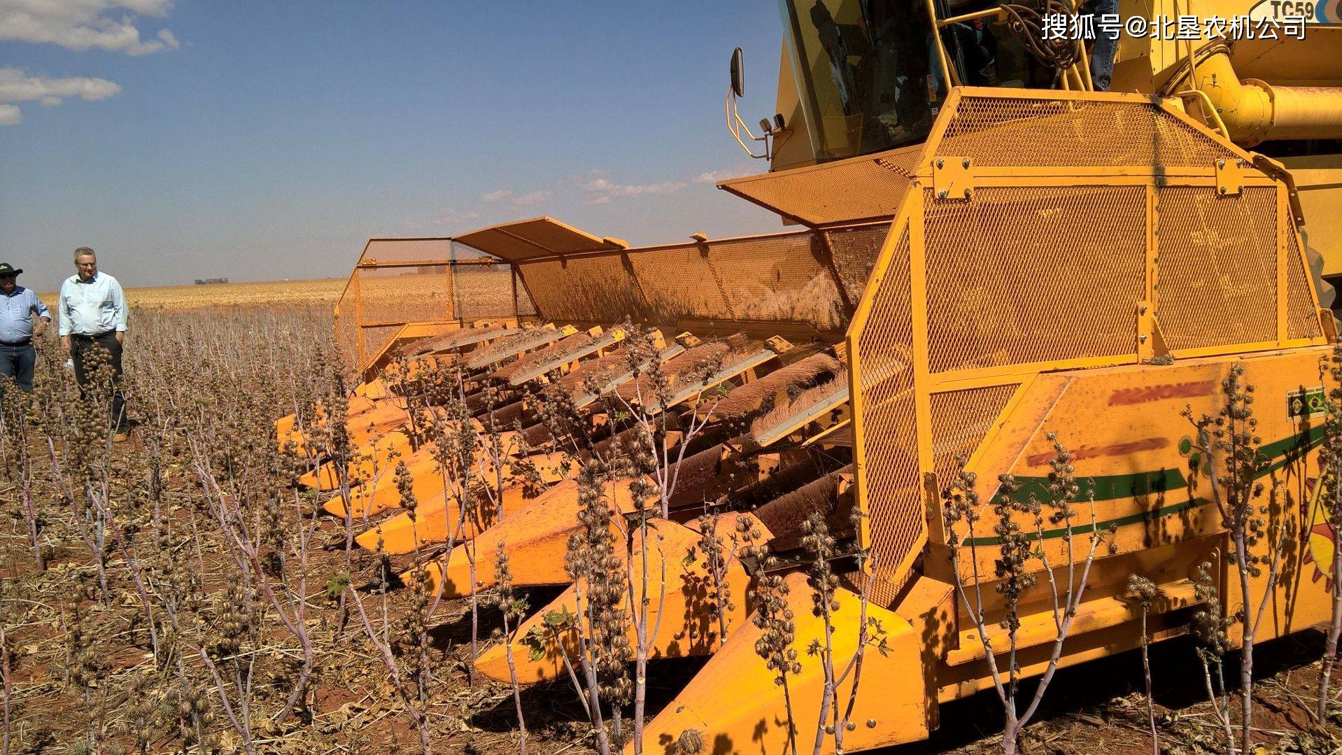农机科普——带您认识蓖麻收获割台