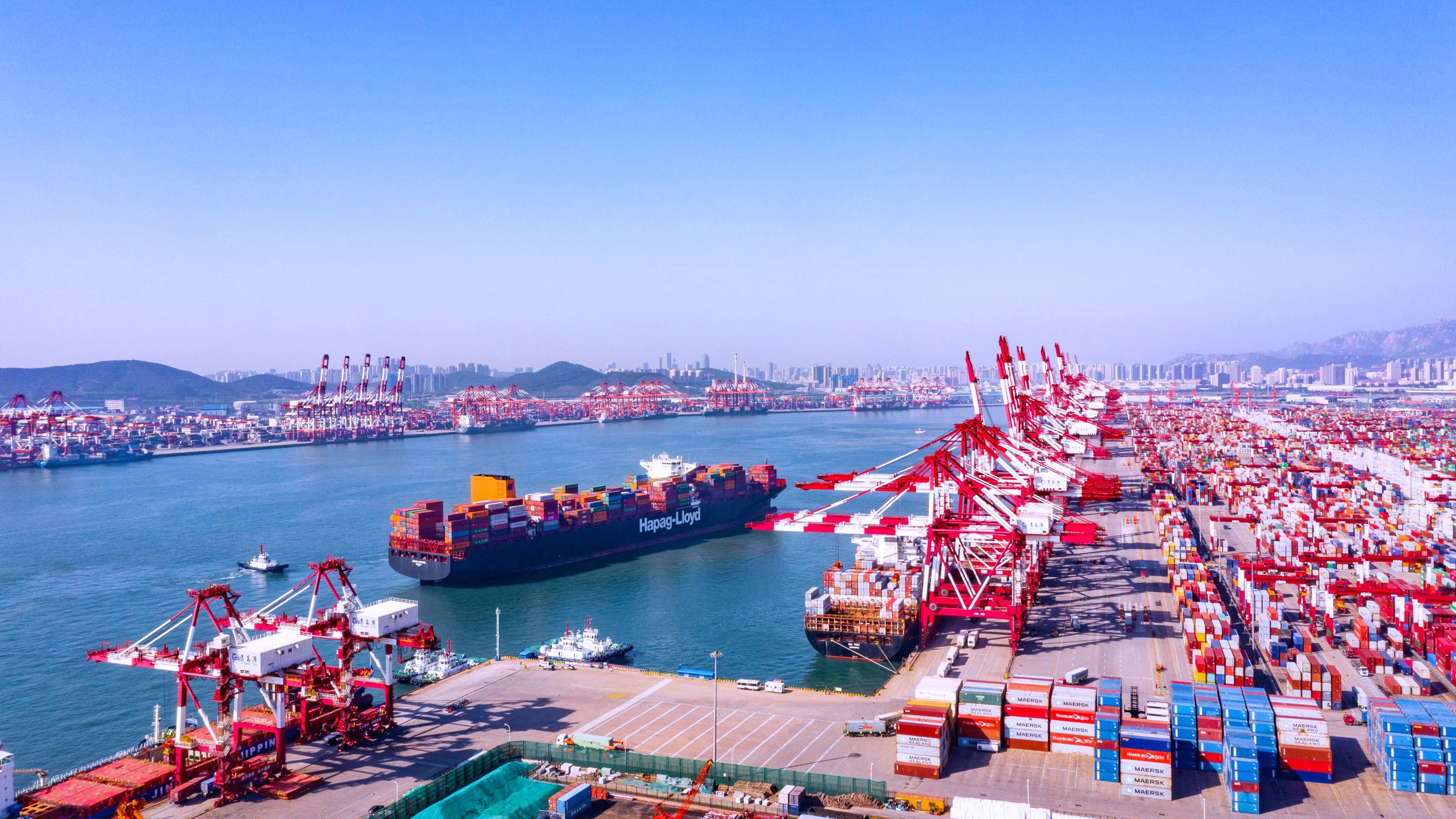 山东港口国庆假期干出最旺季黄金周再展山港精神