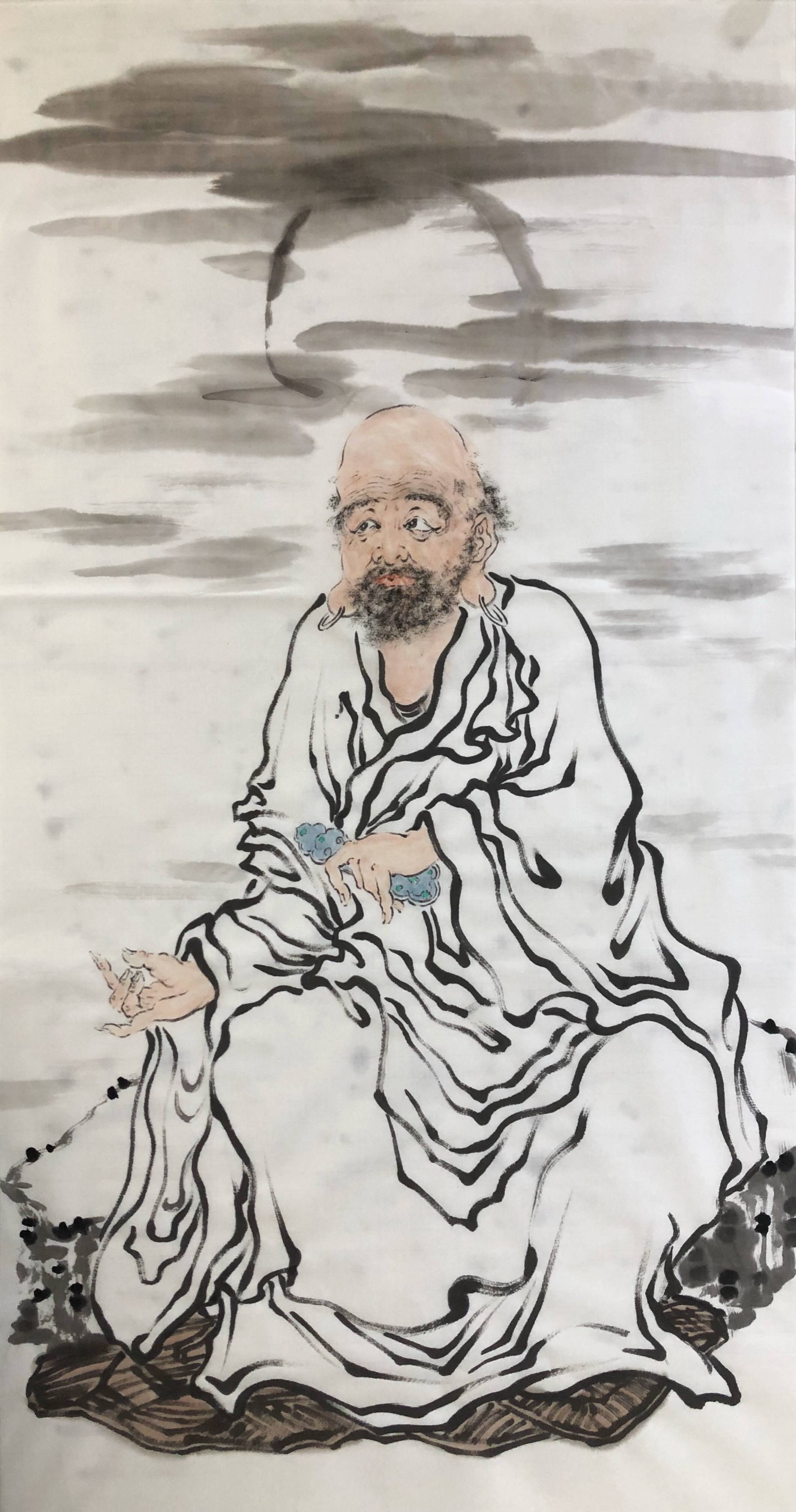 禅宗人物画家 孔德淼