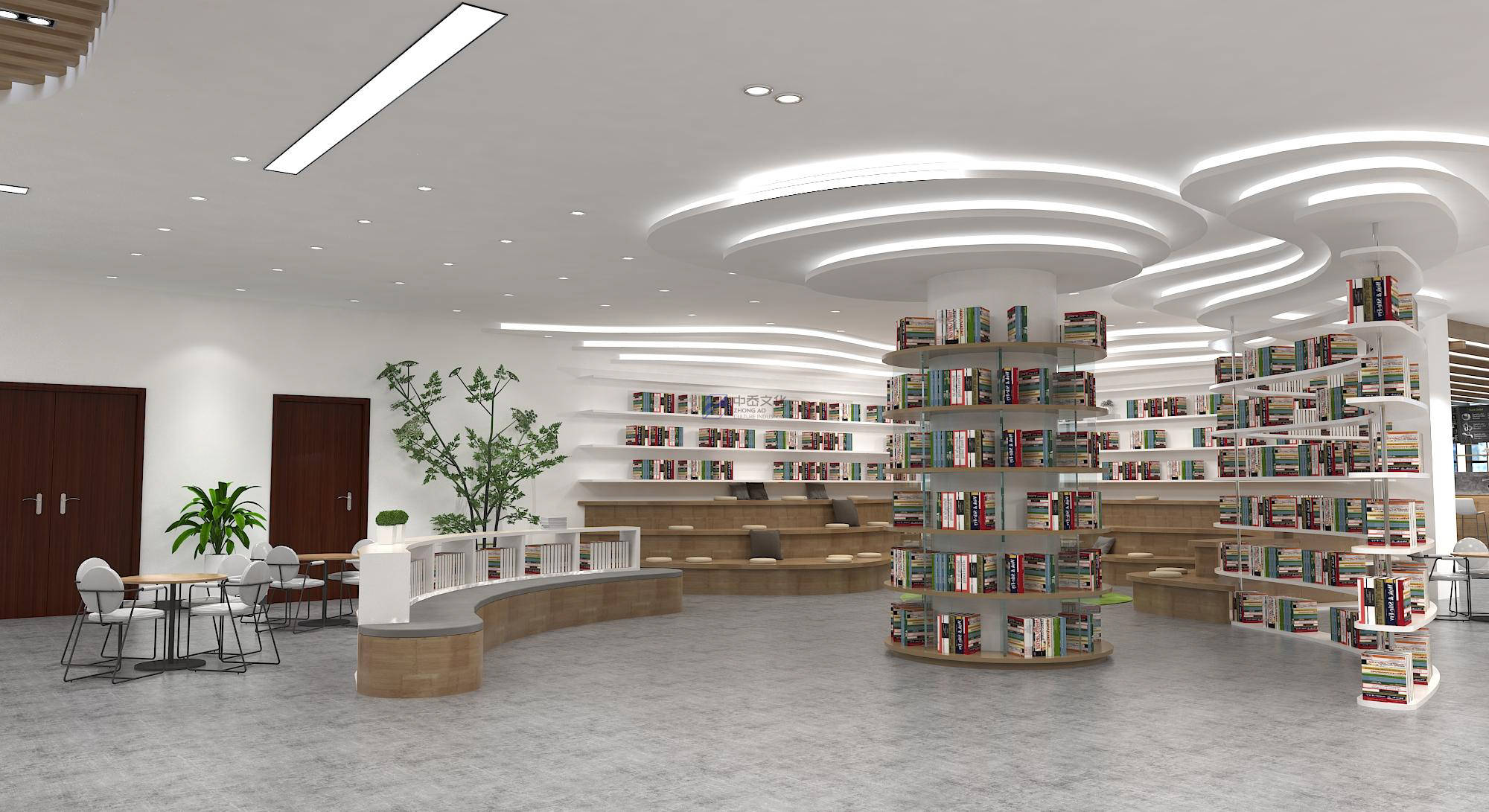 黄海学院图书馆设计-中岙文化_学校图书馆