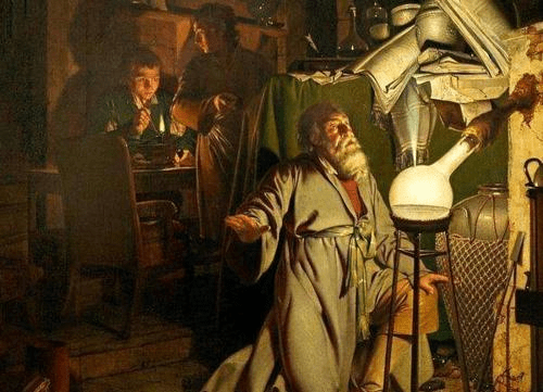 炼金术,这种点石成金的技术也是各个权势所追捧的,是中世纪的一种化学