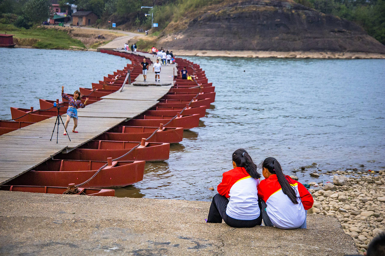 浮桥|江西旅游丨河口古镇一个没有商业气息的小镇