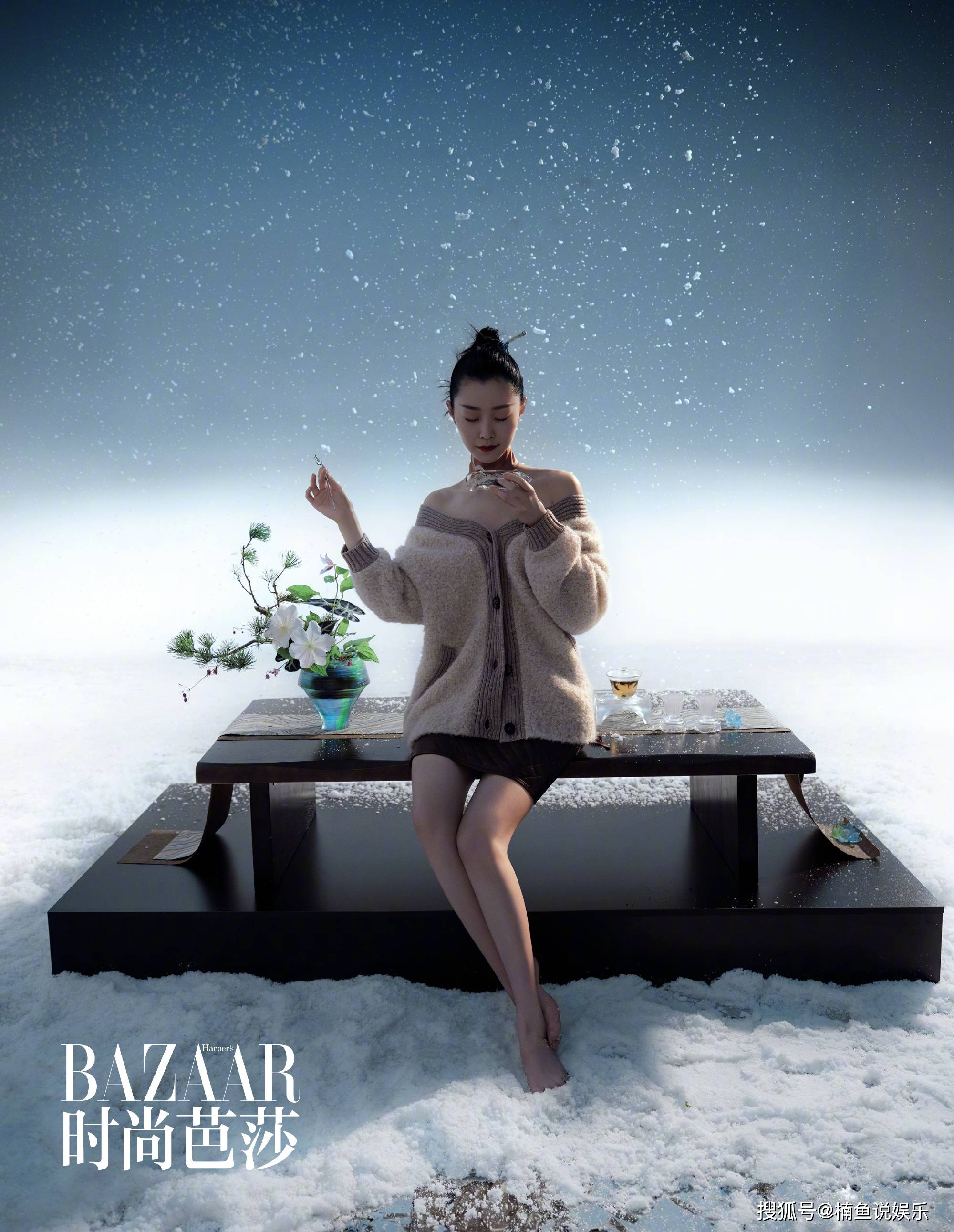 宋轶登上《时尚芭莎》11月刊杂志,拍摄了一组别样的国风大片,顿时get