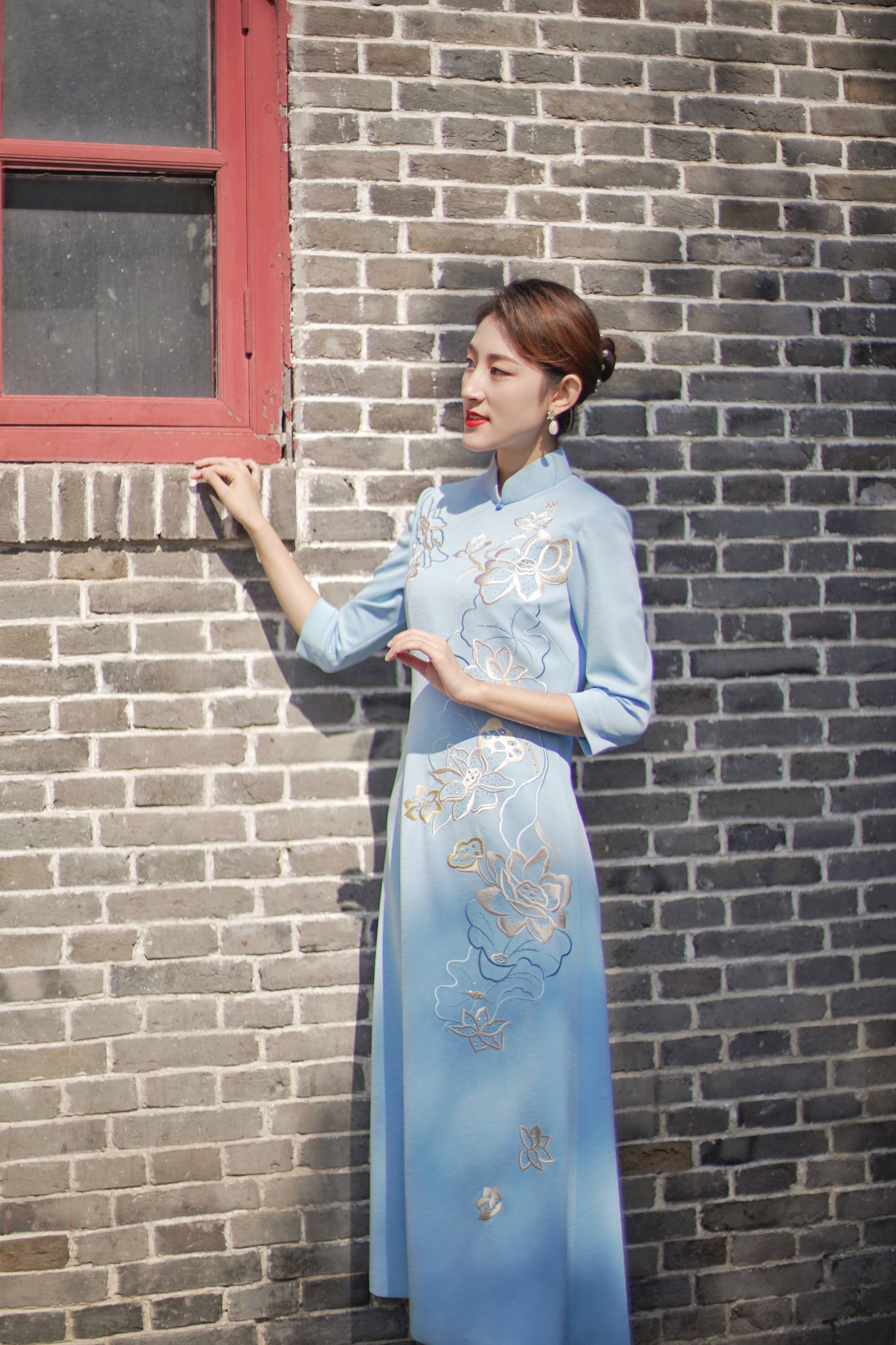 象征 旗袍|静守一份淡泊的心