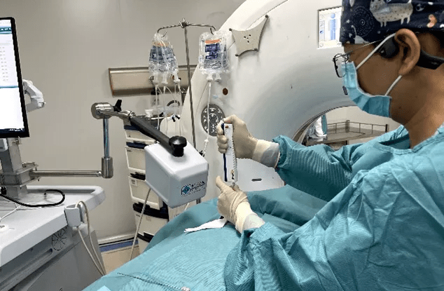 iqqaguide智能手术导航机器人诊断及治疗案例分享肺穿刺活检等离子