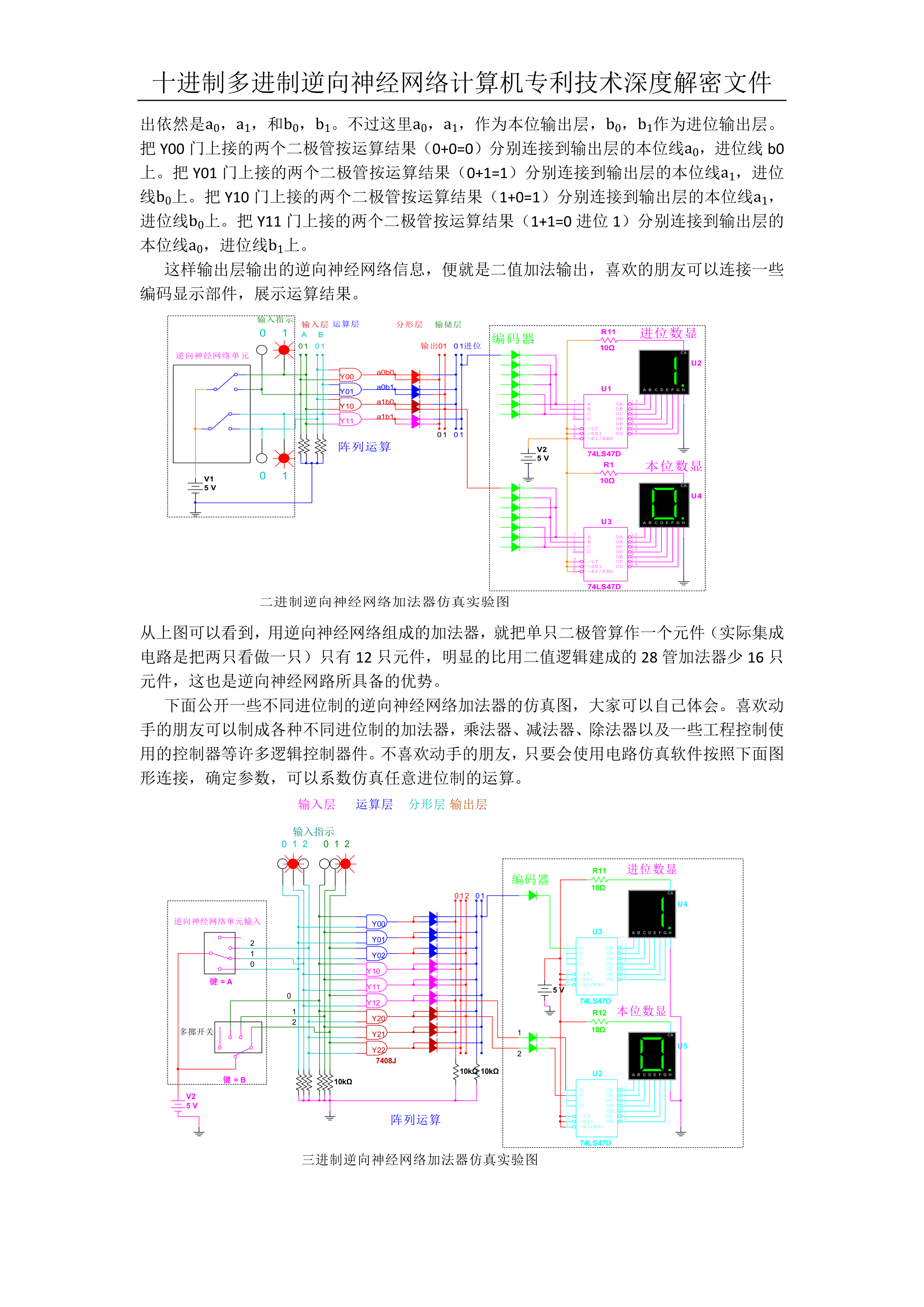 加法器仿真电路图图片