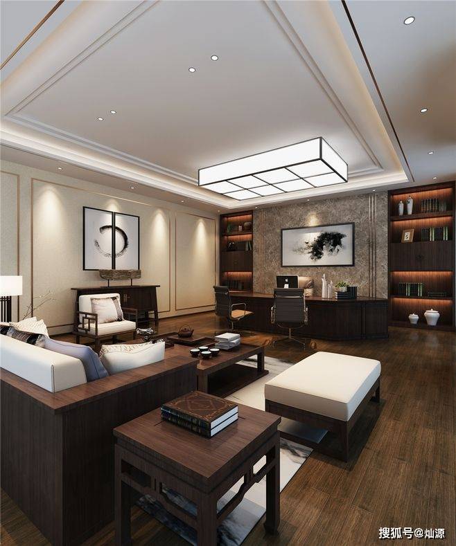 如何把董事长办公室装修得奢华低调且不失内涵