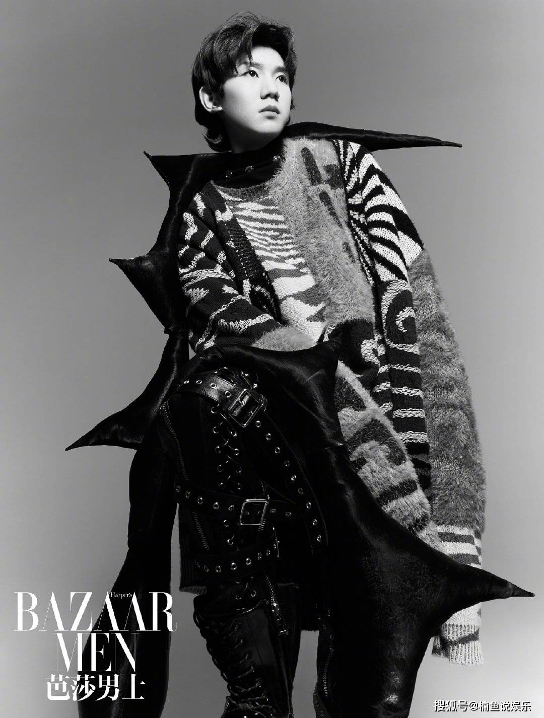 原创20岁王源越来越帅了登时尚封面又酷又野肆意少年活力满满