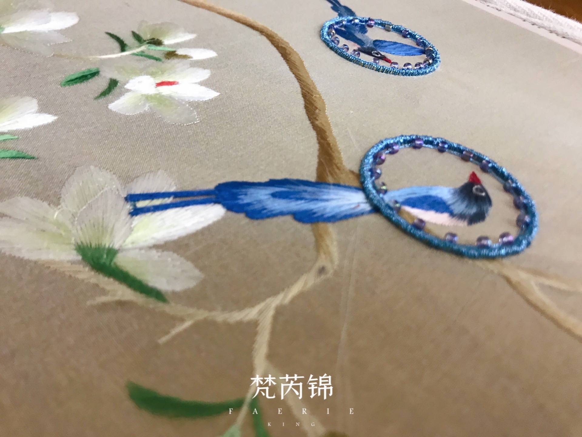 感觉 手工刺绣法式刺绣梵芮锦刺绣