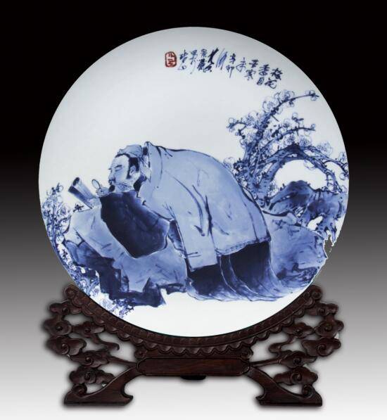 黄景藏--陶瓷青花分水人物技艺领航者