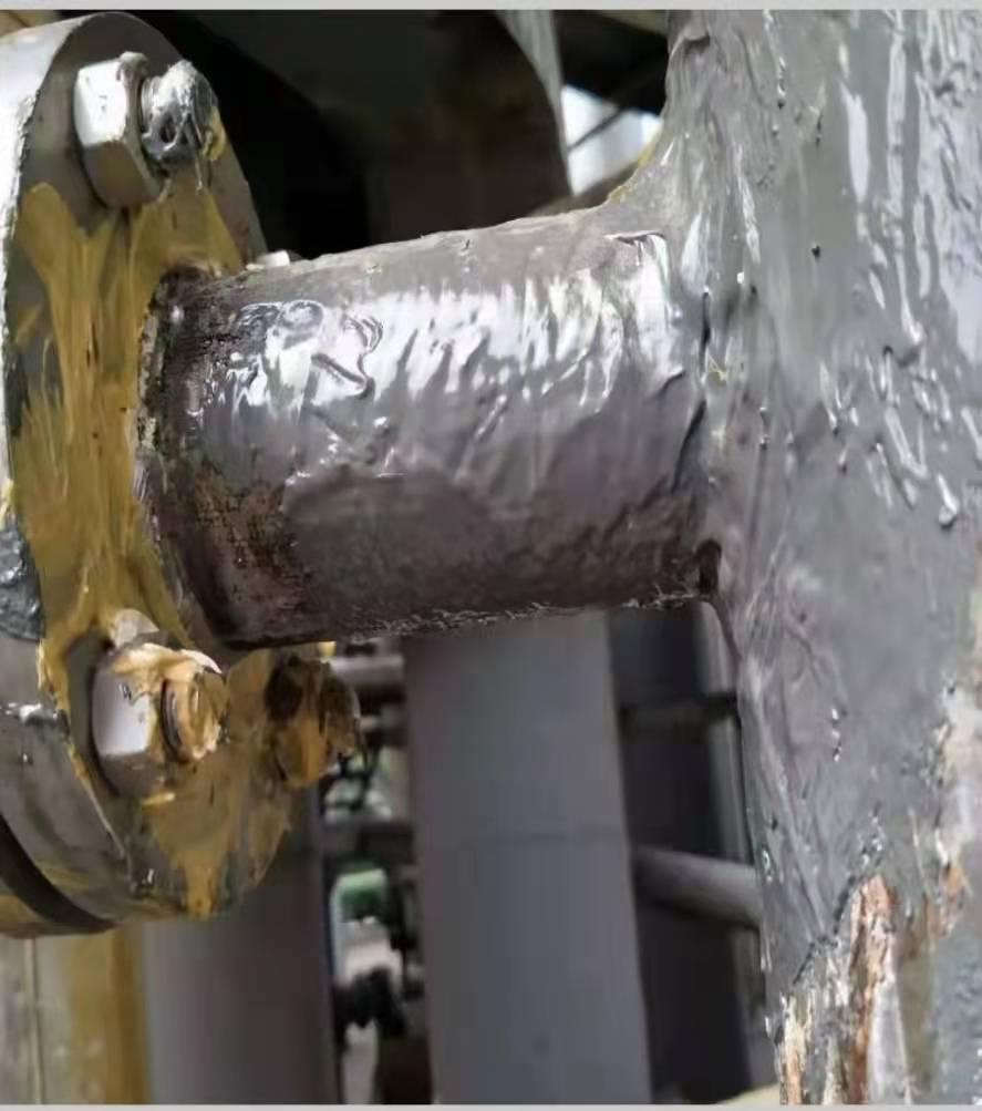 该材料能有效解决焊缝由于焊不透,夹渣,气孔,裂纹,咬边等原因导致的