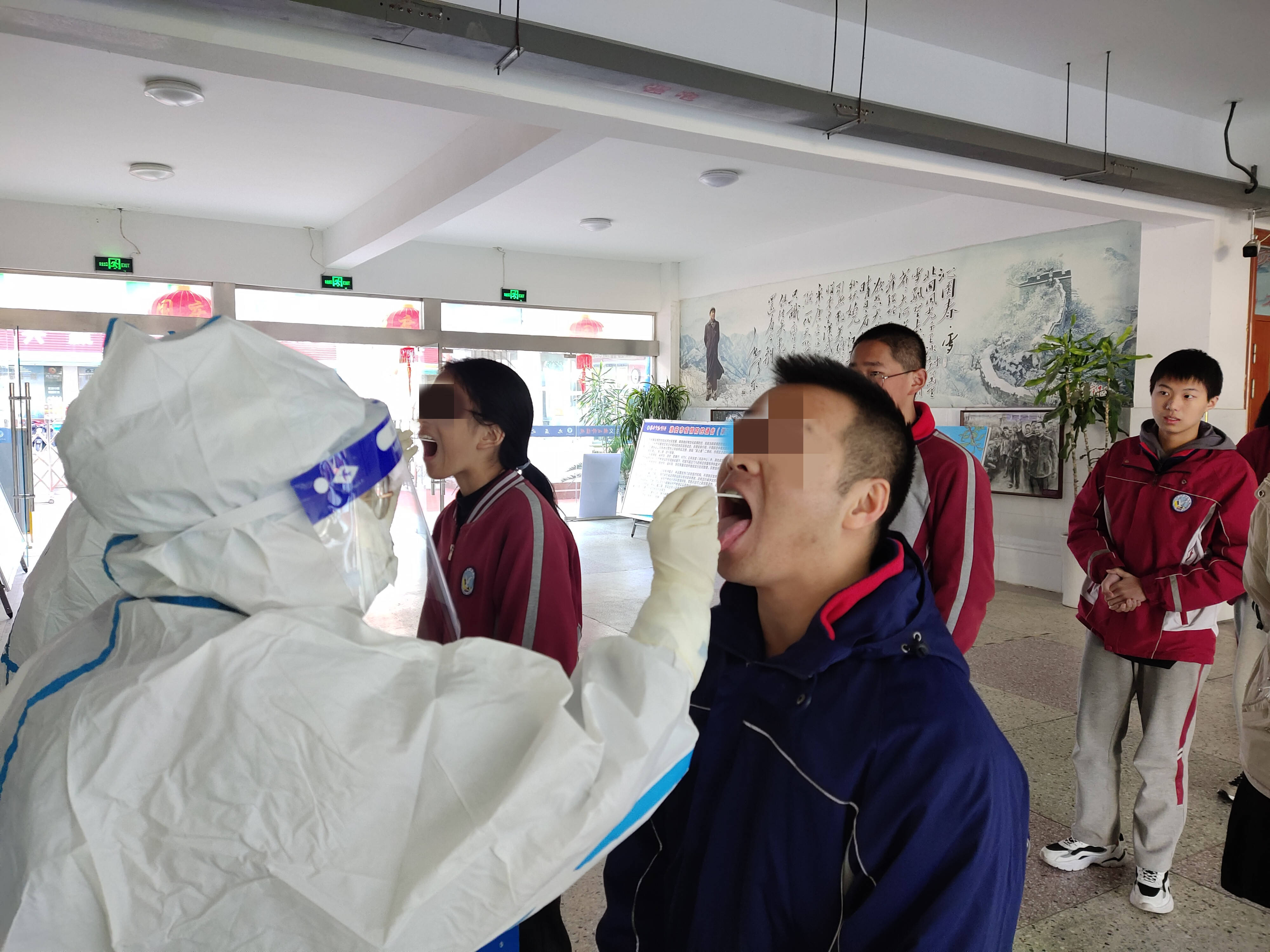 进行|淮安市翔宇中学圆满完成全员核酸检测工作