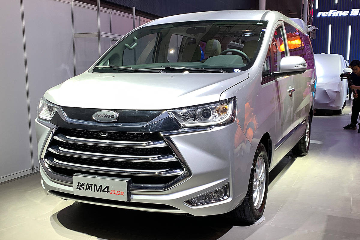 2021广州车展:2022款瑞风m4自动挡正式亮相