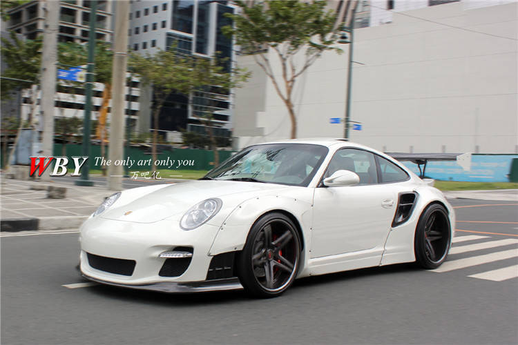 保时捷9119972卡雷拉turbo改装lbperformance款宽体大包围尾翼