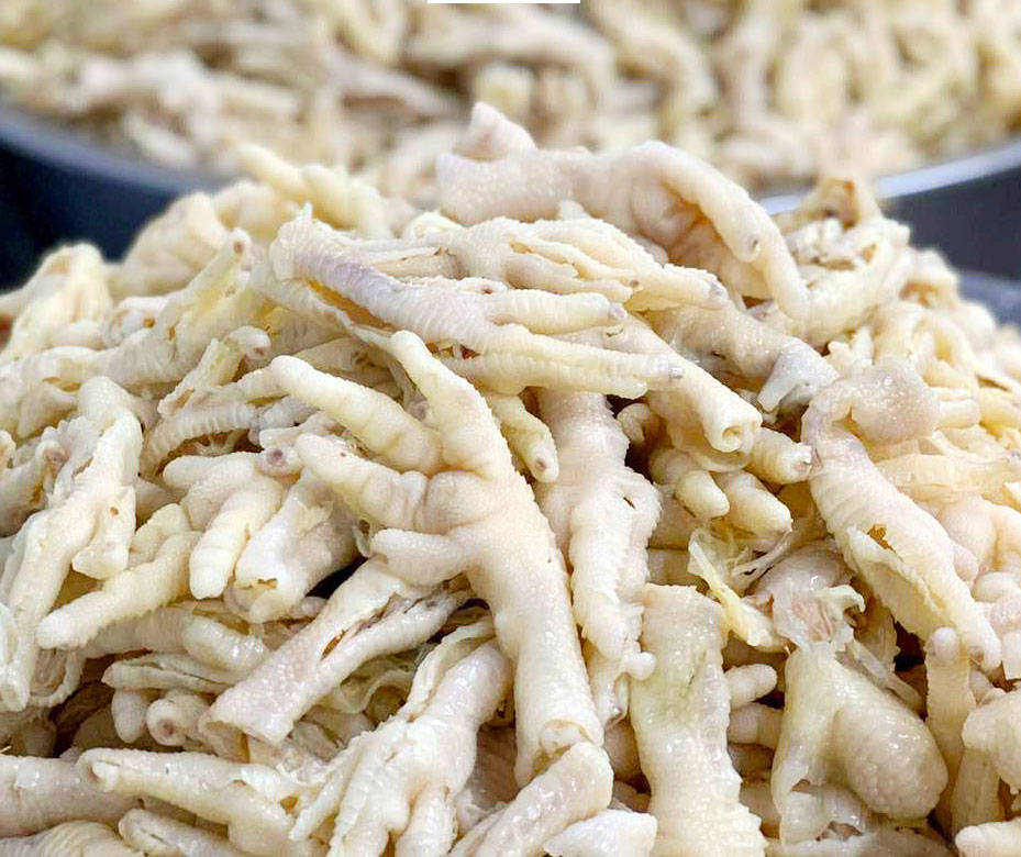 脱骨鸡爪批发什么价格,厂家直销多少钱一斤_流水_手工_流程