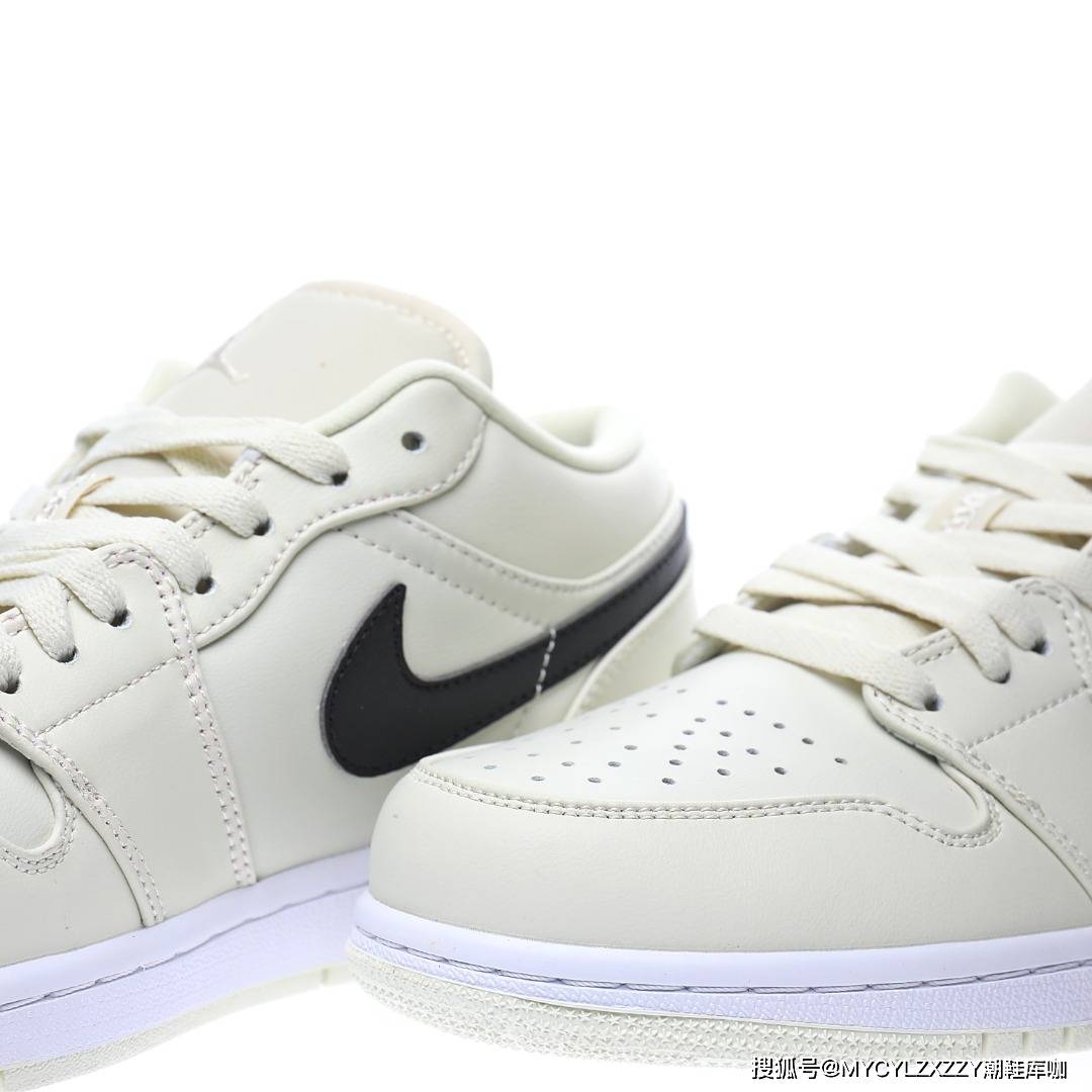 Low 耐克Nike Air Jordan 1 Low AJ1乔丹低帮文化篮球鞋椰奶白黑钩子DC0774-121