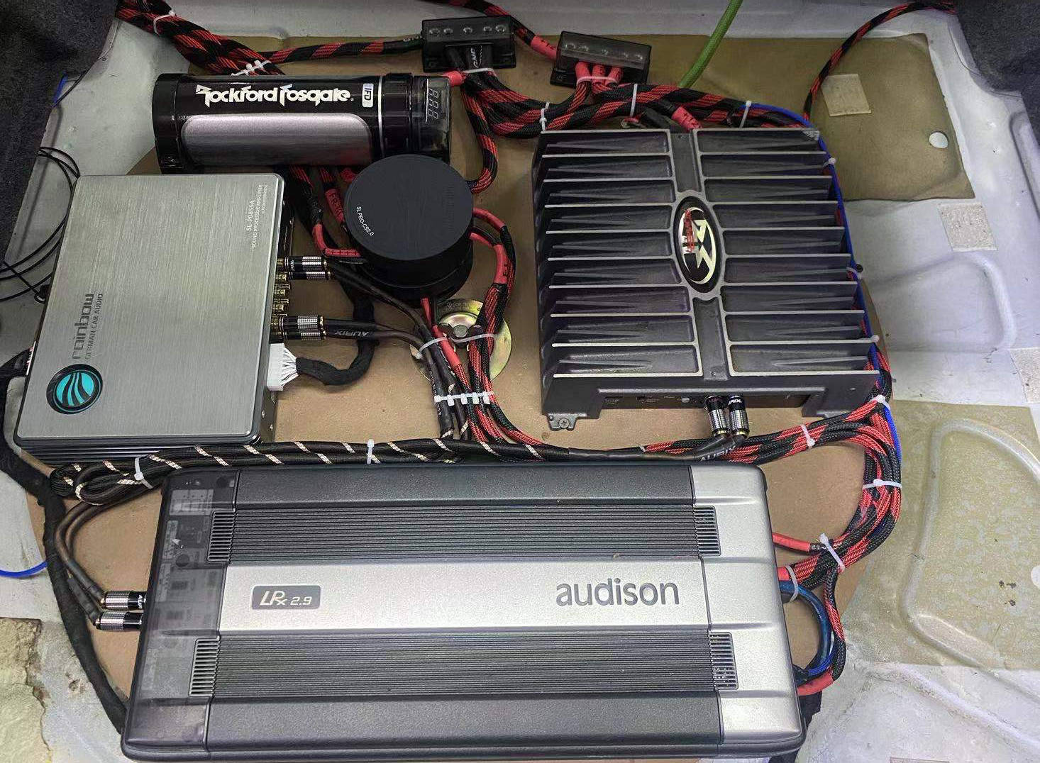 汕头星悦汽车音响大众途观隔音阿尔派709改装德国彩虹二分频_搜狐汽车