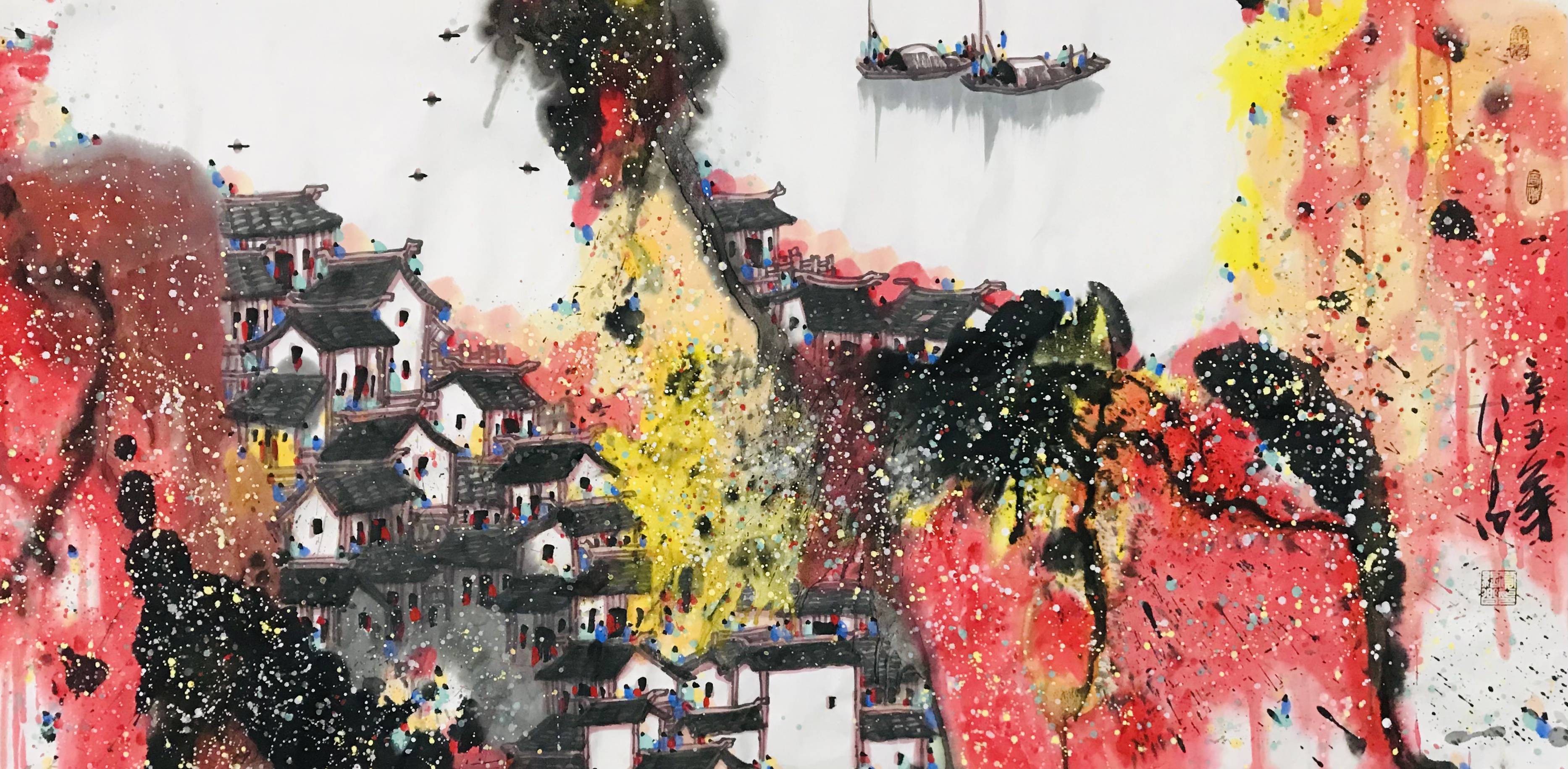 (展讯)尘外孤标--当代著名画家贾绍昌新彩墨艺术展将于12月7日下午15