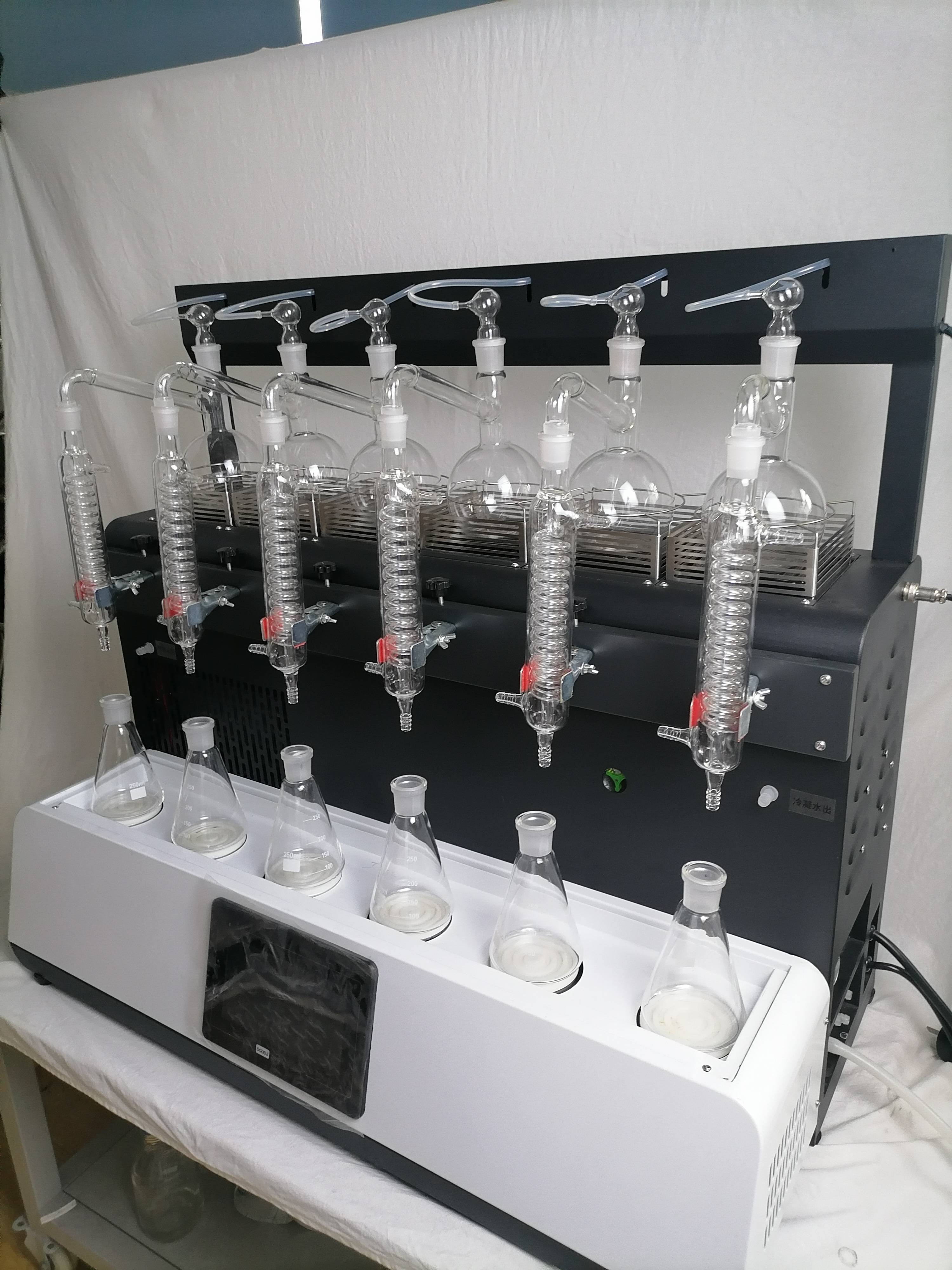 挥发分蒸馏仪 土壤全氮蒸馏装置 氨氮蒸馏装置全套_预处理_自动控制