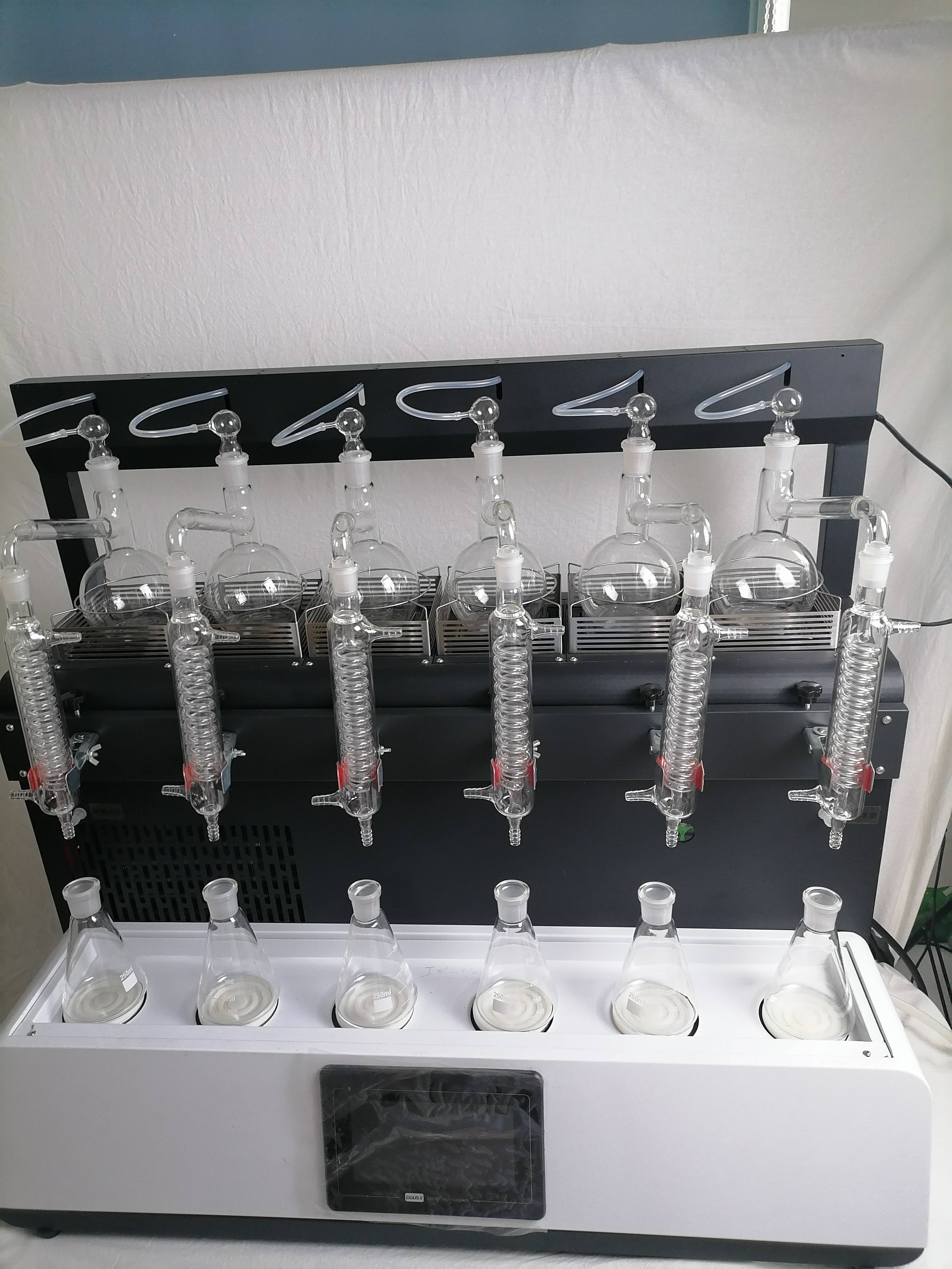 挥发分蒸馏仪 土壤全氮蒸馏装置 氨氮蒸馏装置全套_预处理_自动控制