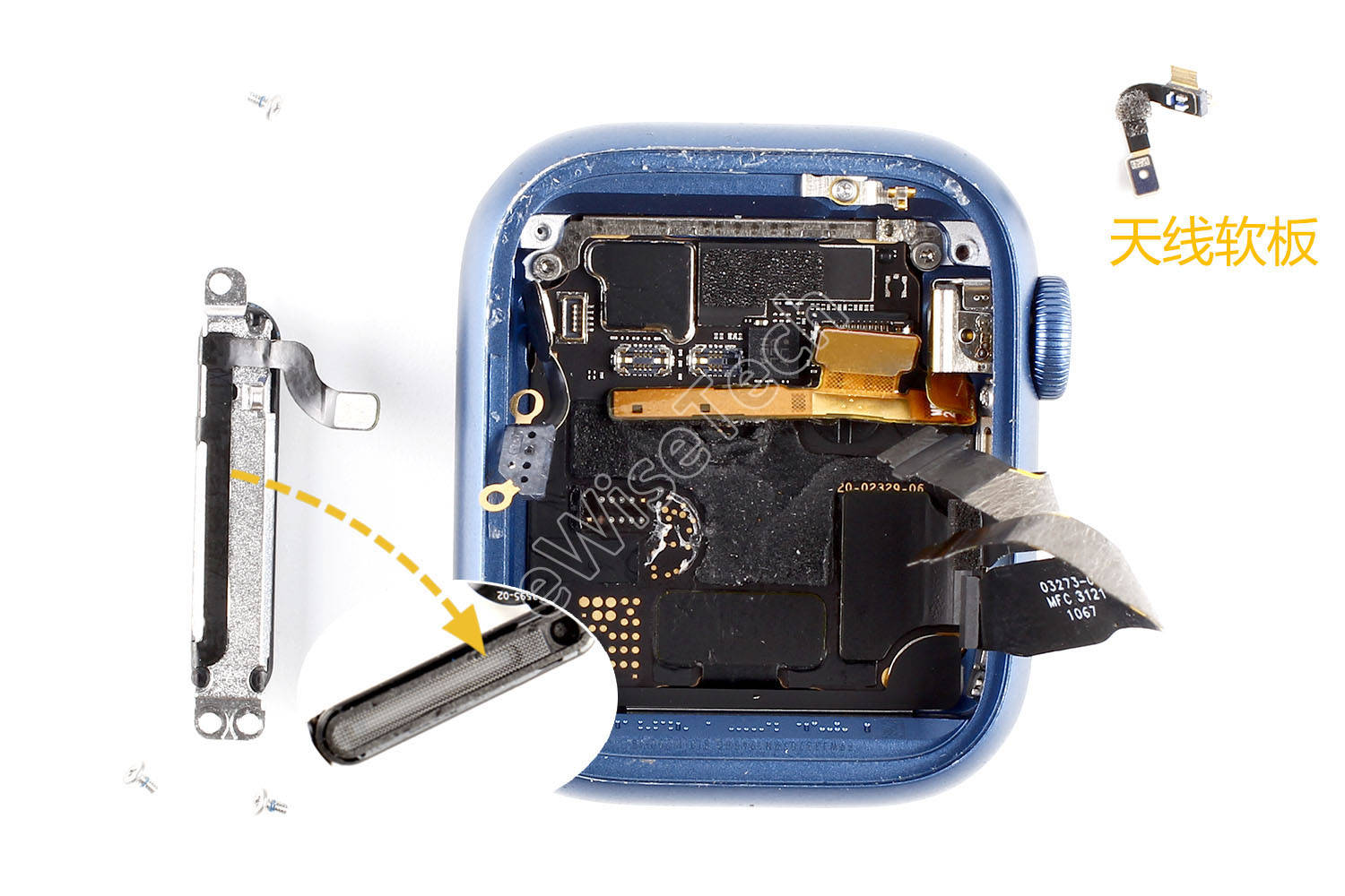 原创e拆解仅显示面积升级电池升级applewatch7似乎没什么新增功能