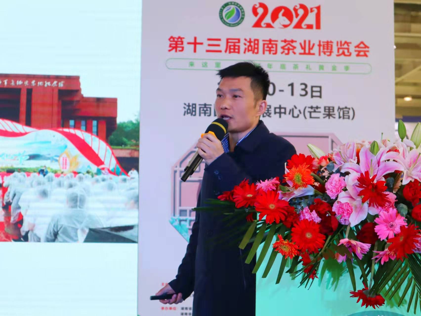 桑植县副县长,科技专家服务团团长张帆做桑植白茶介绍2019年,"桑植