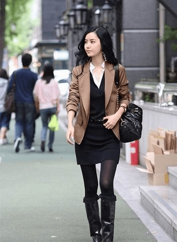 试思用雨靴搭配西装制胜裙,惊艳结果必然300%_风格_魅力_一个人