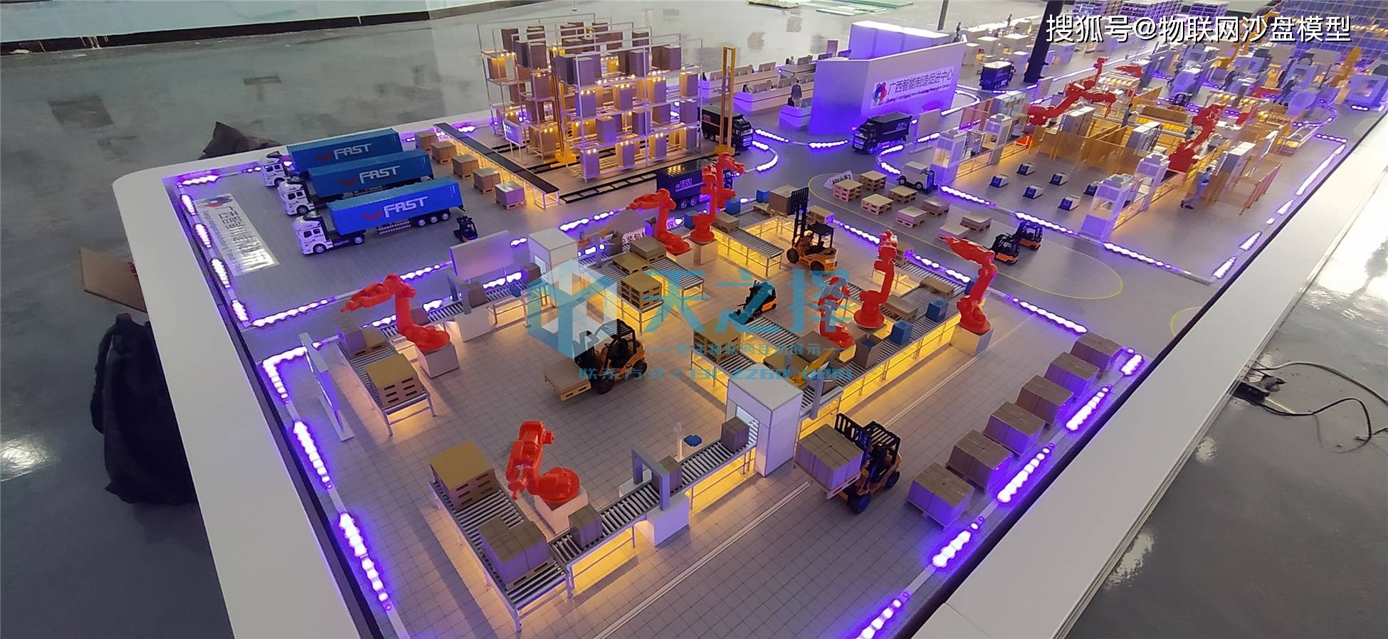 互联网工业沙盘模型