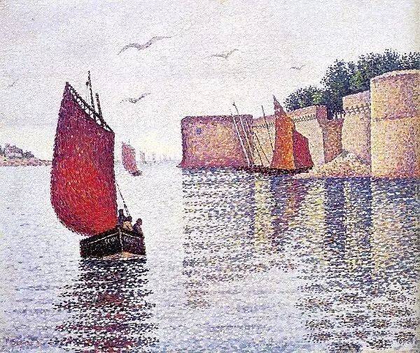 法国新印象派画家保罗·西涅克绘画作品欣赏_Paul_Signac_风景画