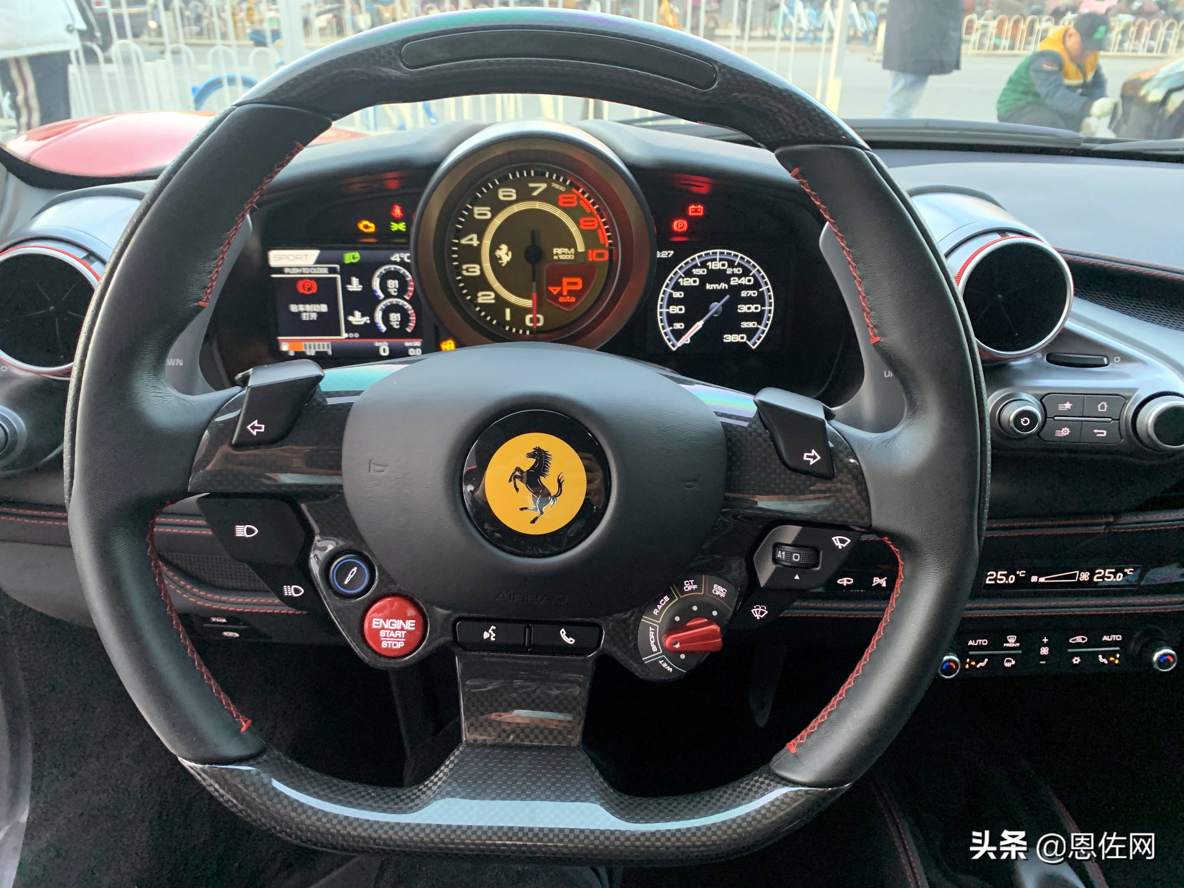 留学回国后入手的第一台超跑法拉利f8tributo梦想变成了现实