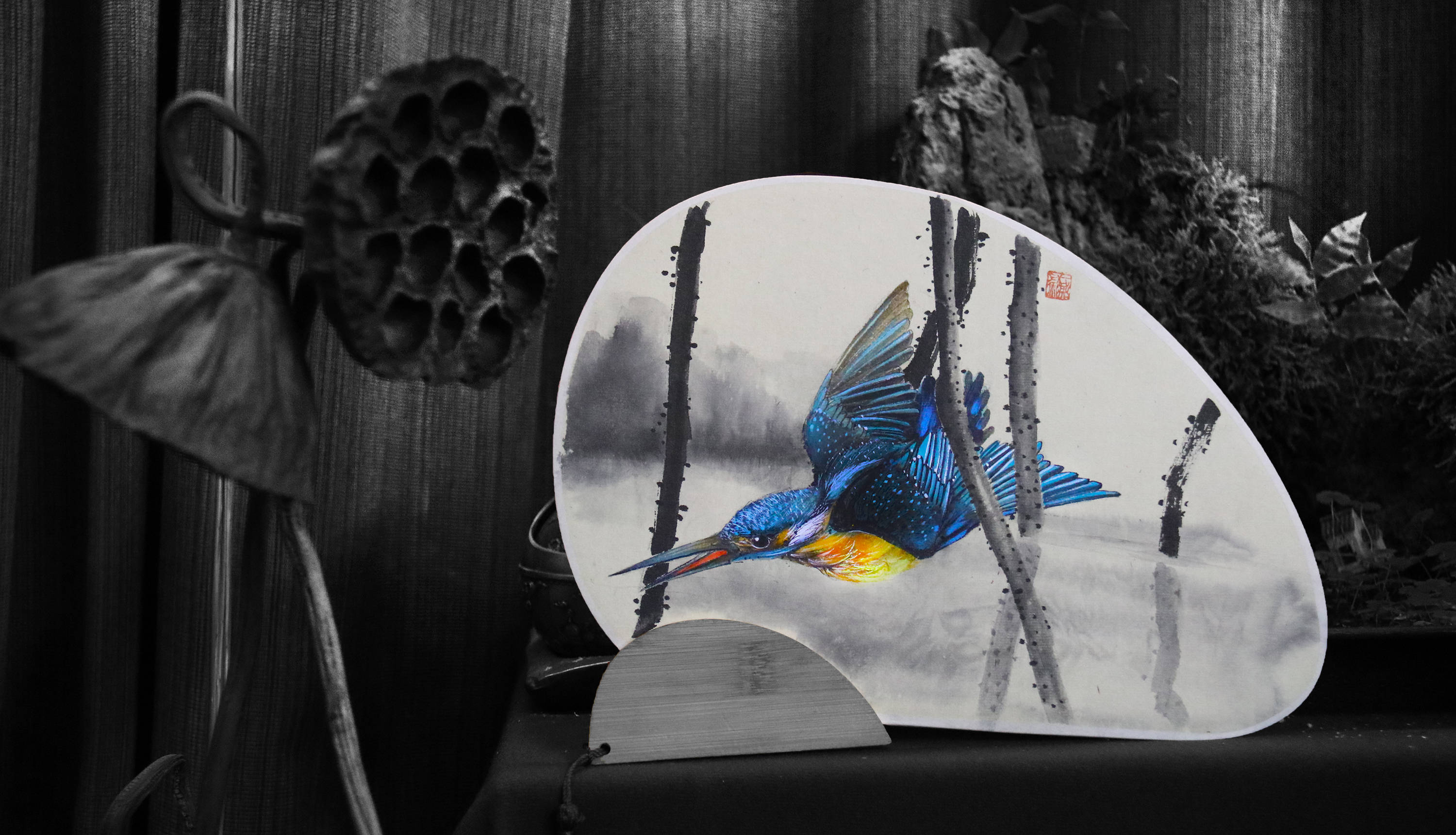 中国|俊逸洒脱——评墨迟兄之花鸟艺术