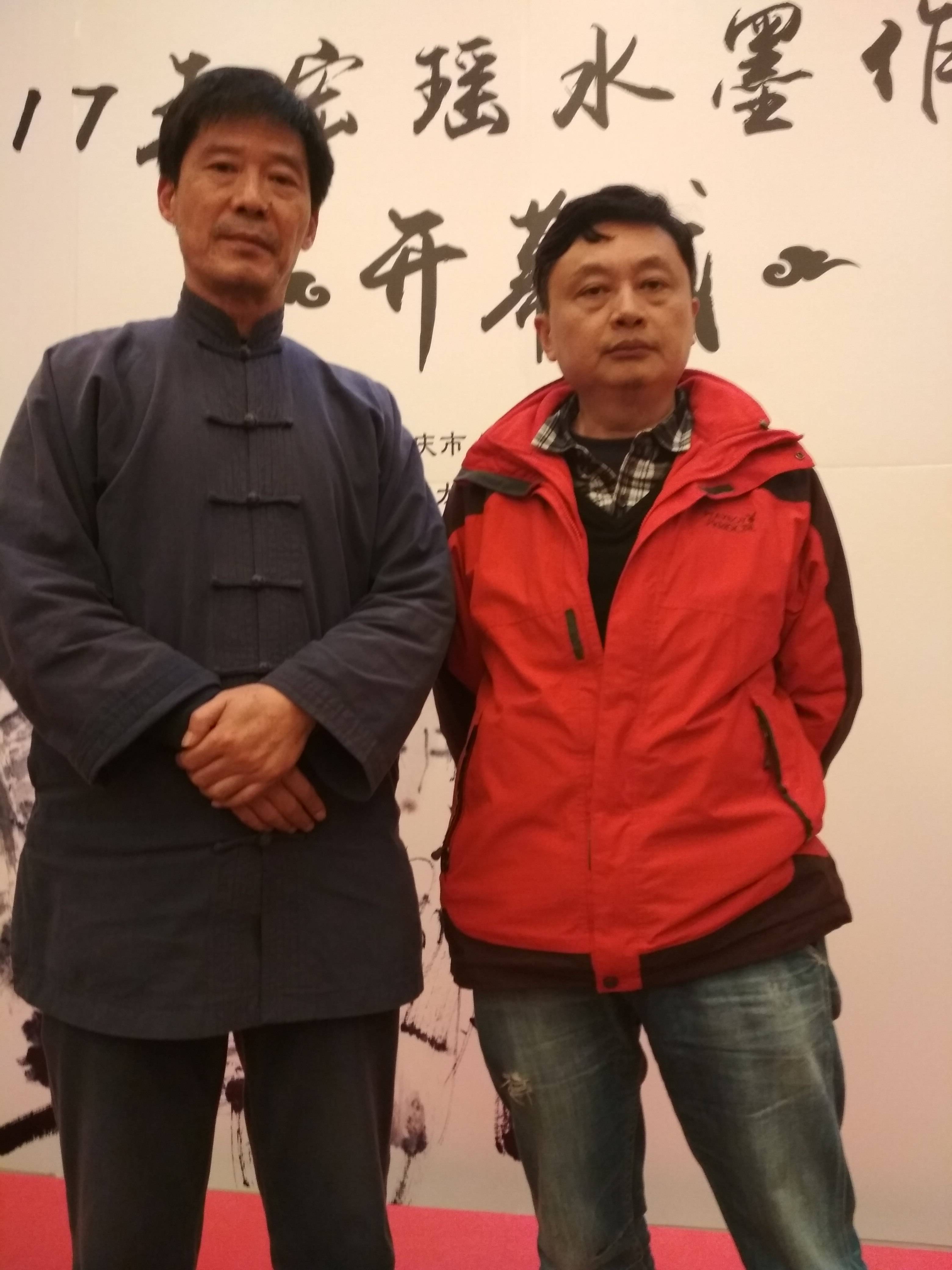 2017年11月23日,在洛阳与张焉如,黄越祖交流中.