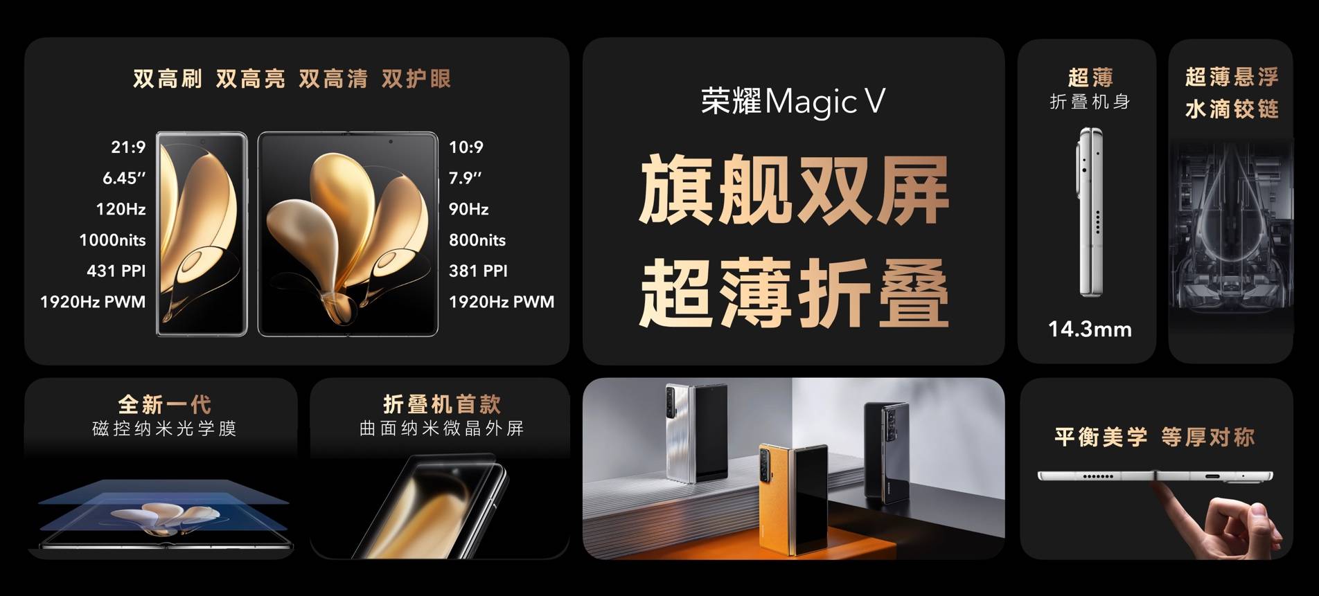 《科技理想主义孕育的折叠旗舰 荣耀Magic V正式发布》