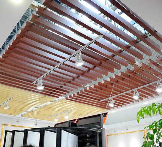 铝方通吊顶效果图