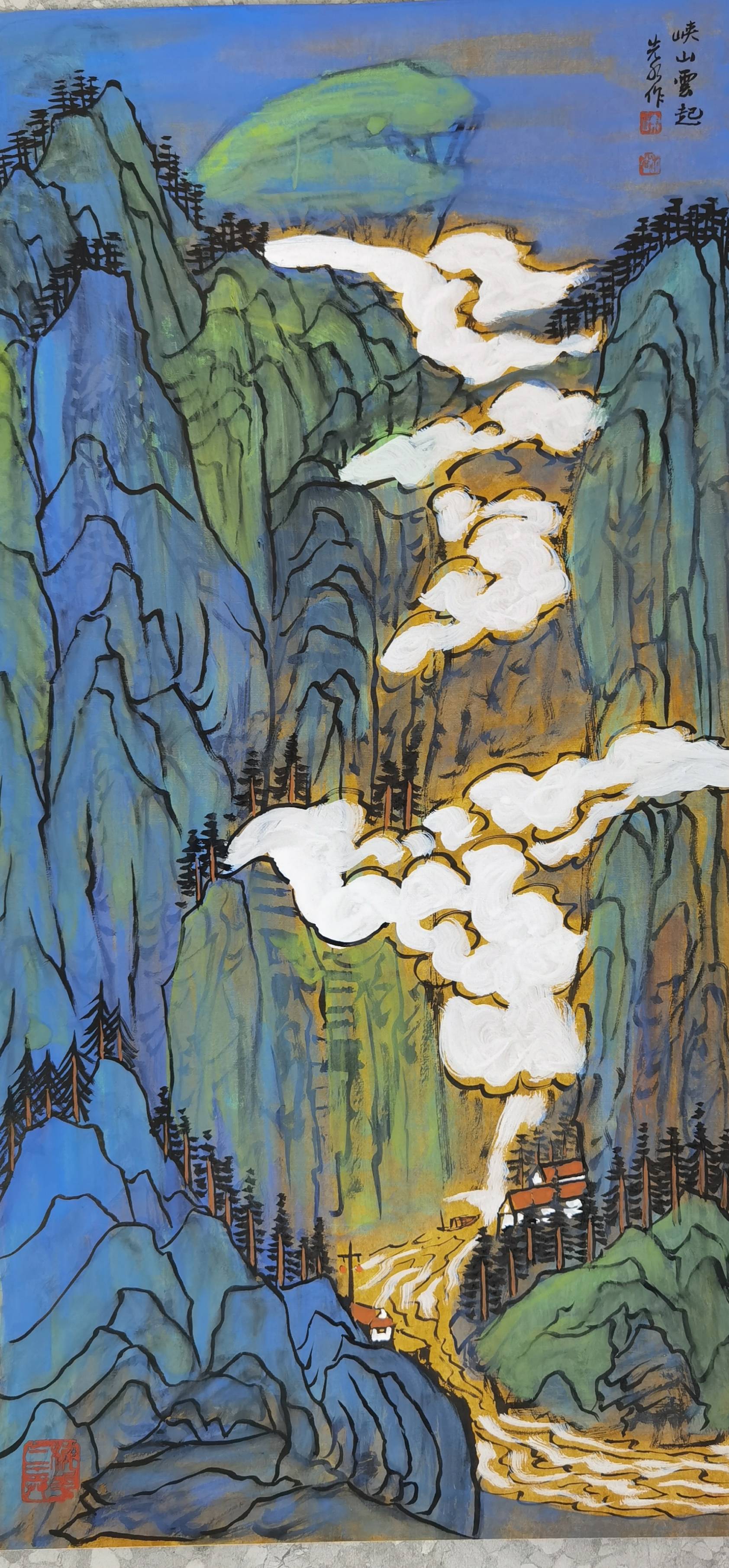 国家博物馆收藏陈先水作品长城雄风