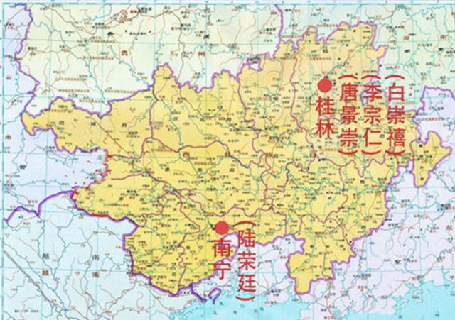 桂林在中国地图位置图片
