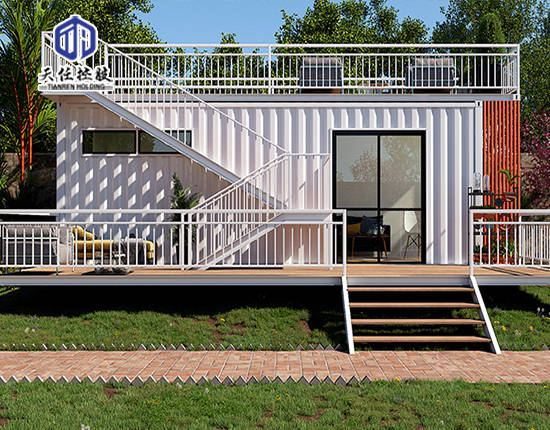 只因她花园有个27平米集装箱茶室,设计潮流又好用_房子_图片_外表