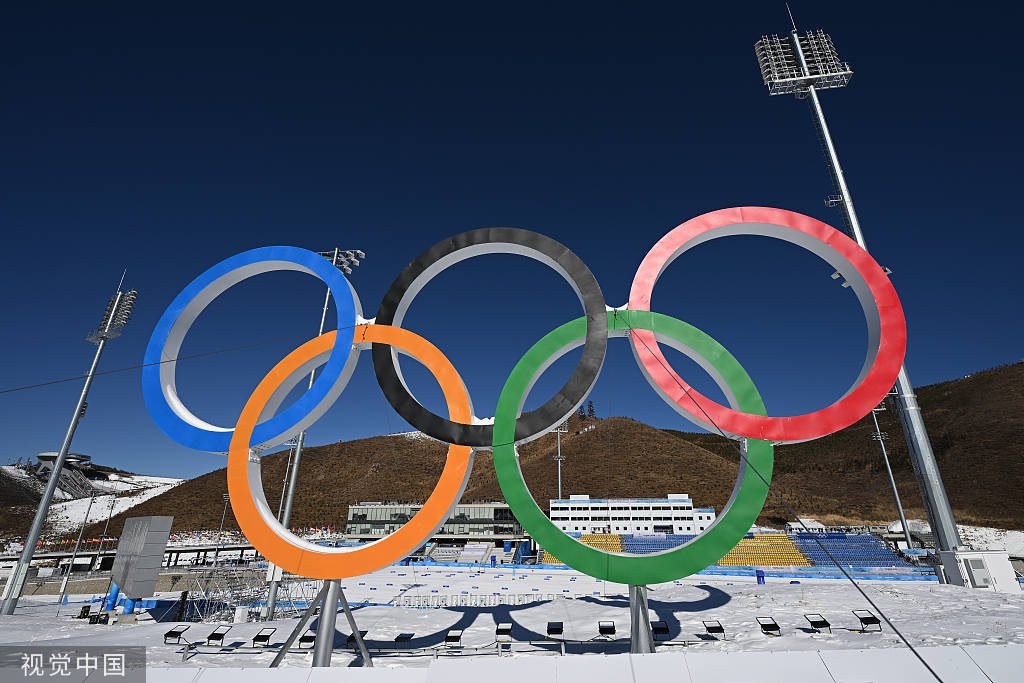 冬奥会奥运五环图片