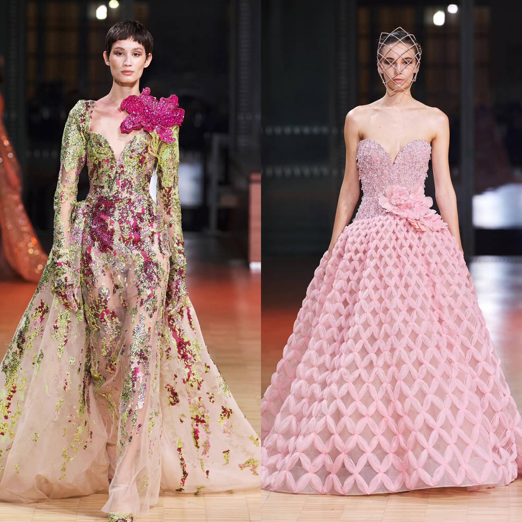 简约却充满细节今年的高定周不仅只有透视装和仙女裙这么简单