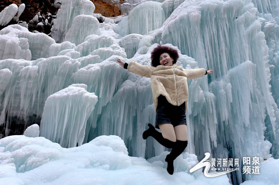 仙人乡|冬奥带火冰雪游丨山西盂县绝美冰瀑惊艳上线 错过需再等一年