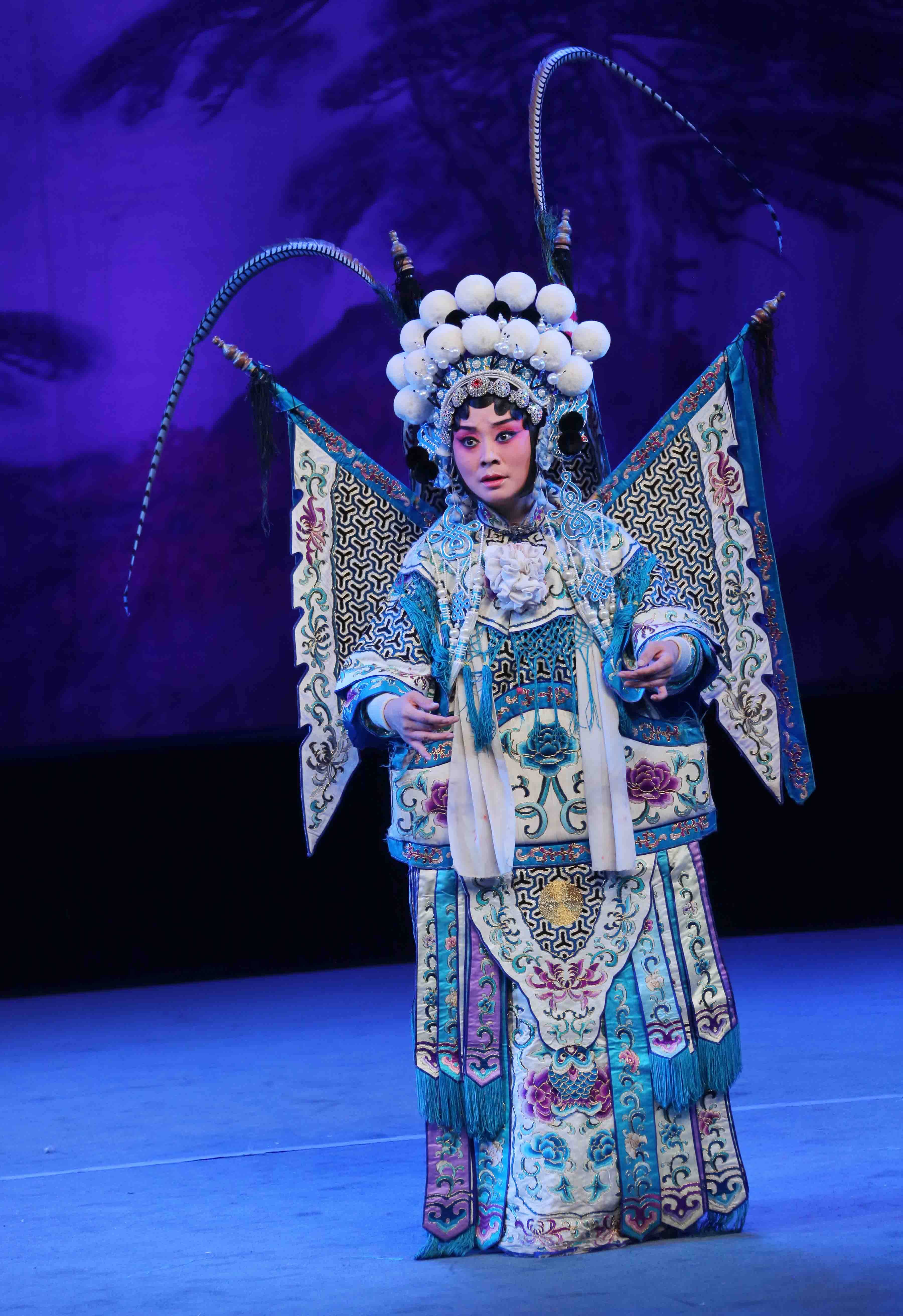 正月里长治市上党梆子剧团在潞安剧院上演杨门女将
