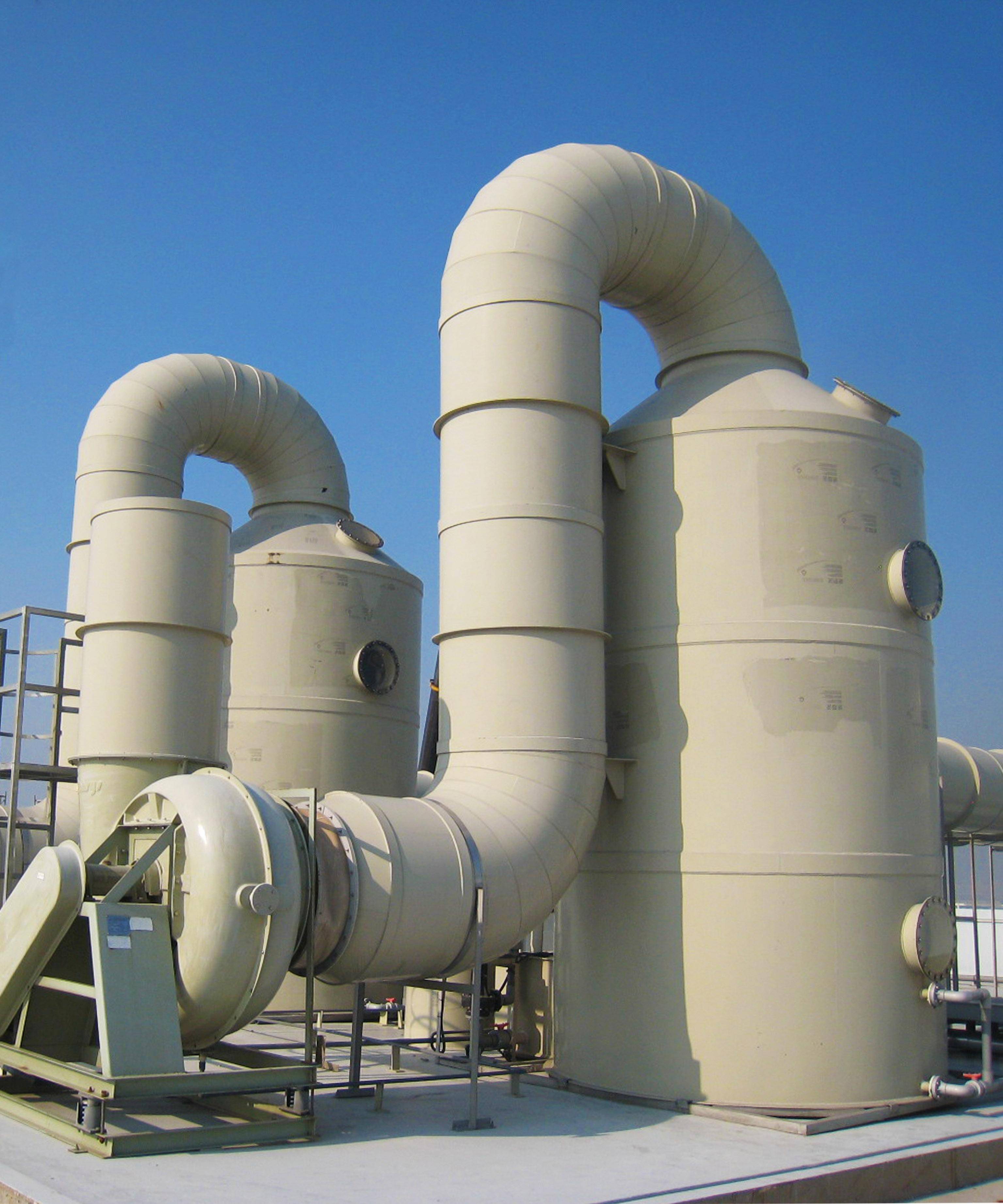 洗涤塔除臭剂在工业废气除尘处理的运用_液化_组分_产物