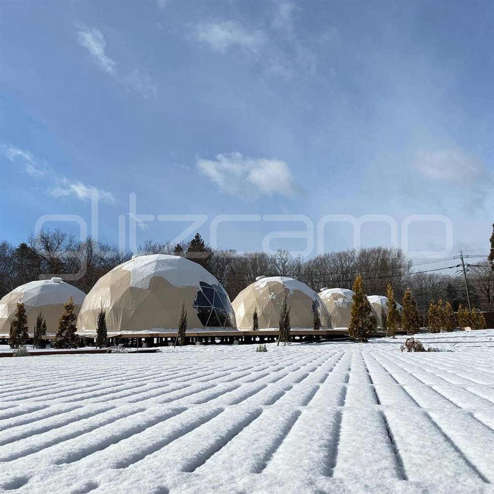 冰天雪地去露營住保溫星空球帳篷酒店另類體驗響絕朋友圈