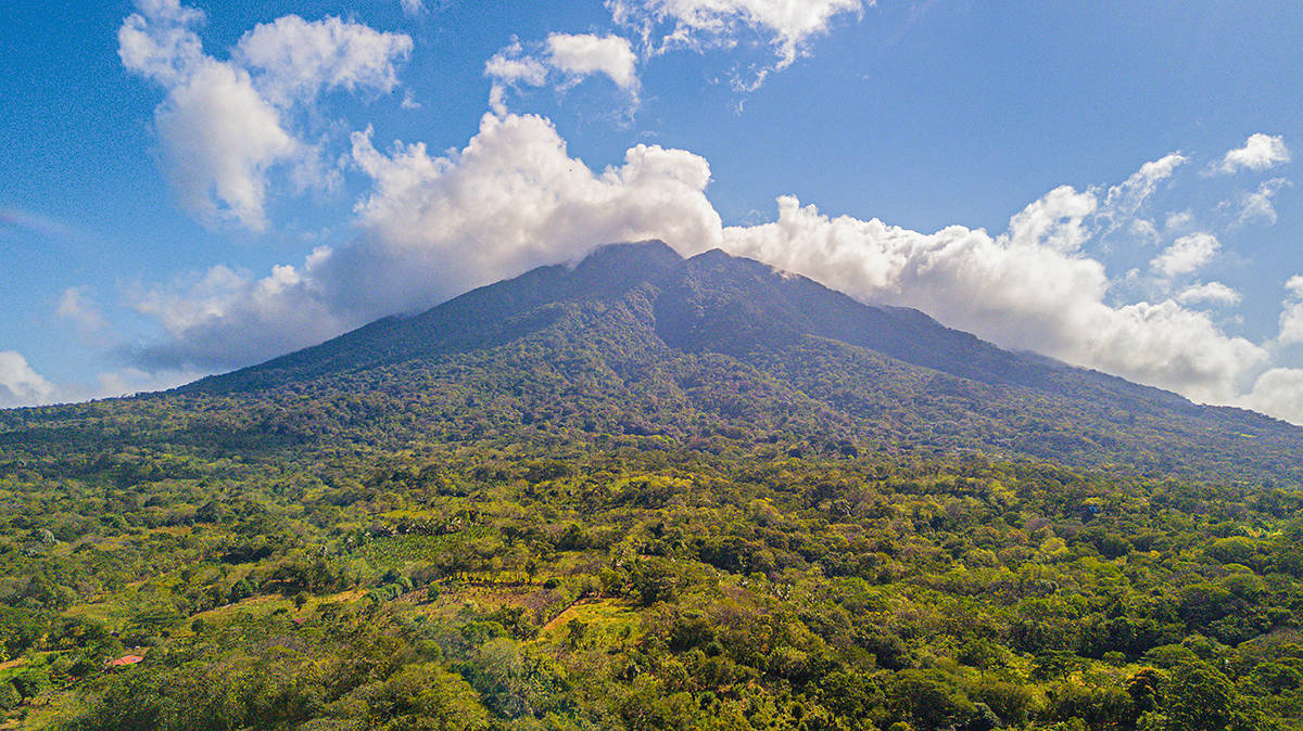 斗笠|岛屿拥有两座巨型活火山，被淡水鲨鱼包围，尼加拉瓜的奥梅特佩岛