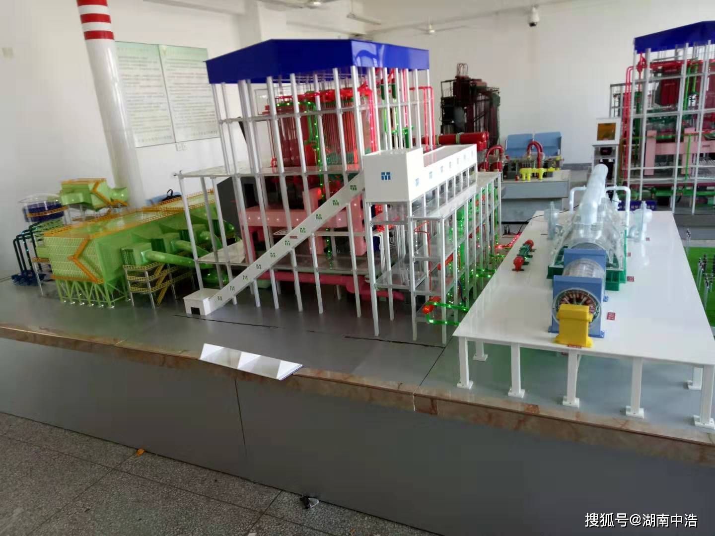 自然循环型余热锅炉模型余热锅炉模型