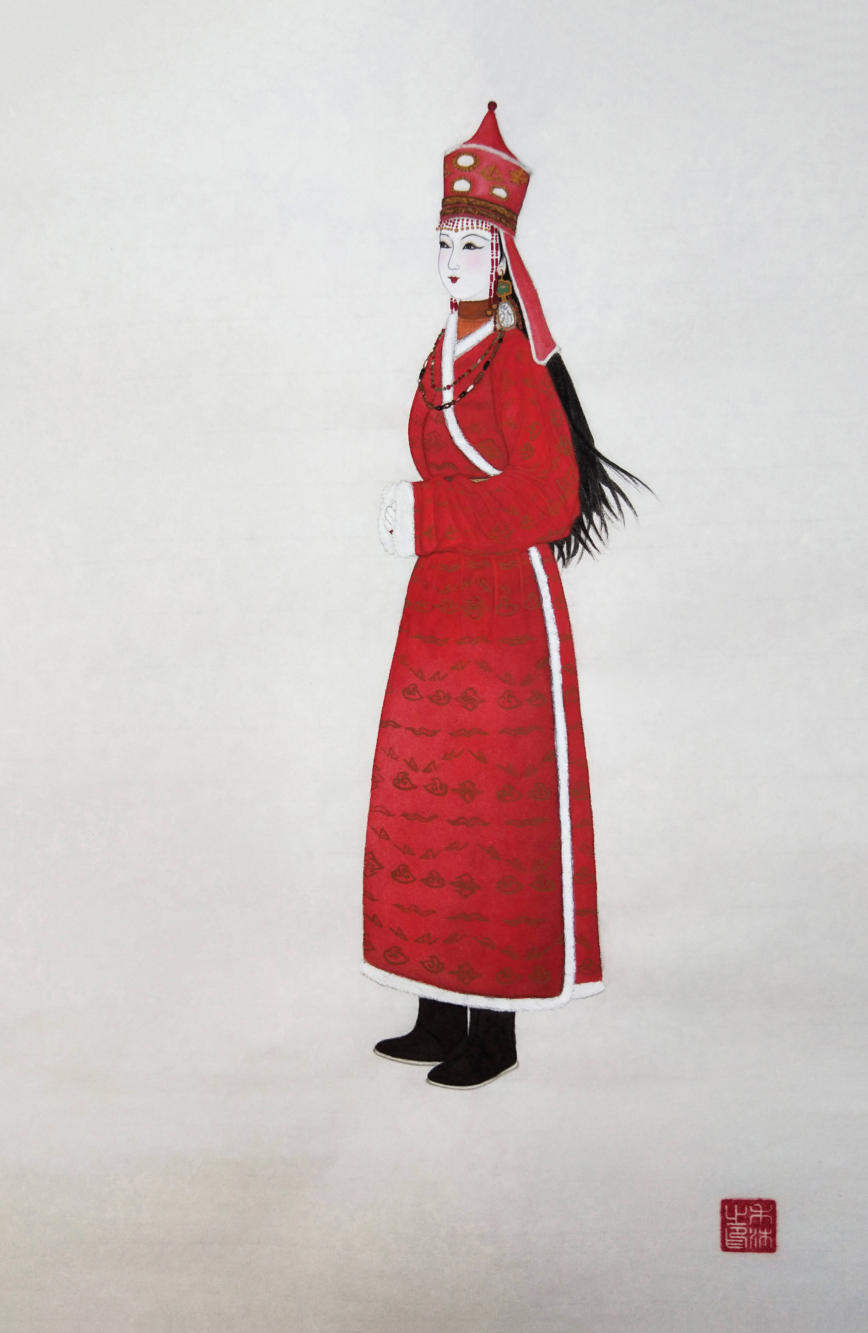 王昭君画像西汉丨和亲丨匈奴