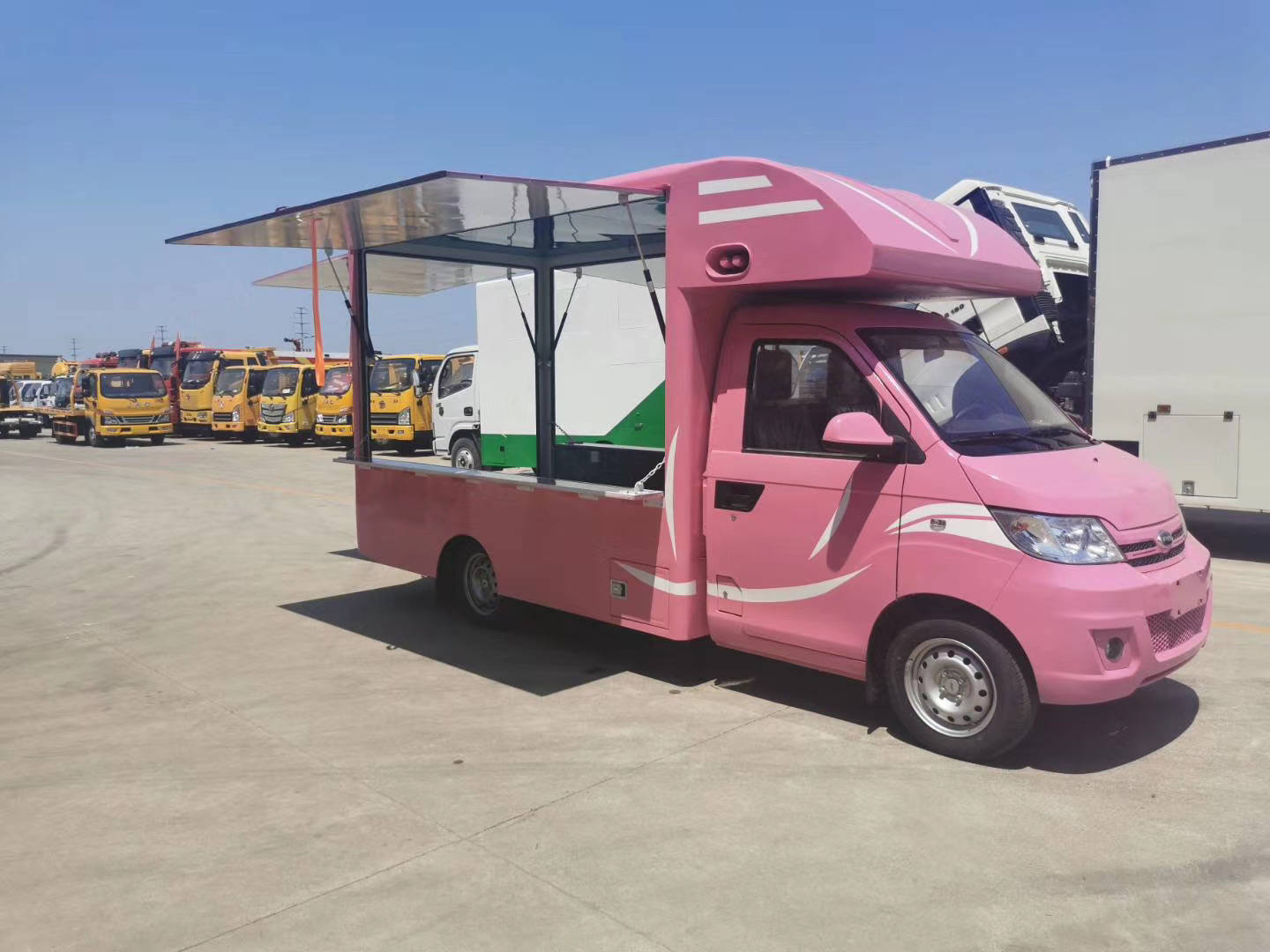 移动多功能外卖快餐车小吃售卖车多少钱一辆